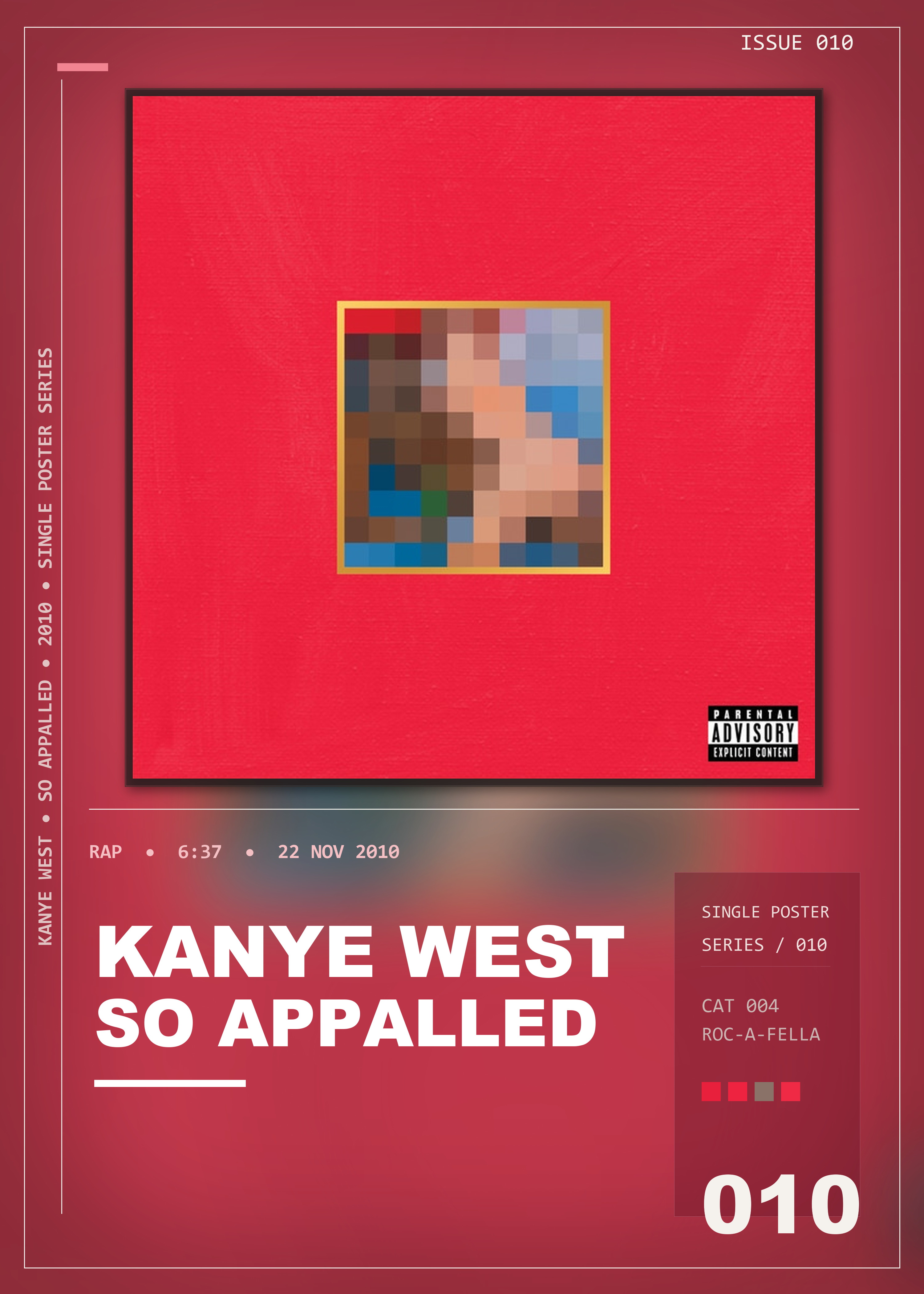 Music poster: Kanye West - So Appalled