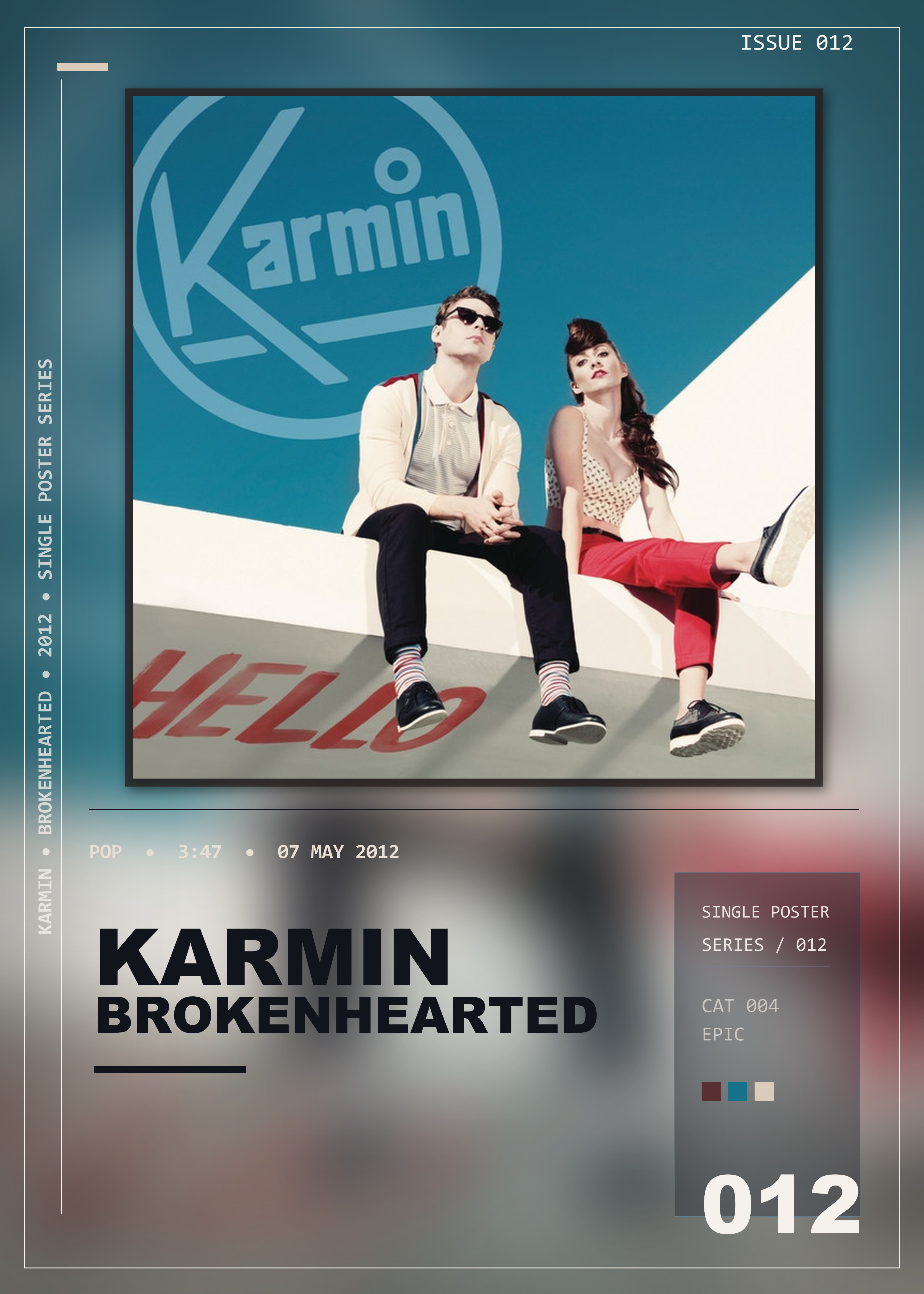 Music poster: Karmin - Brokenhearted