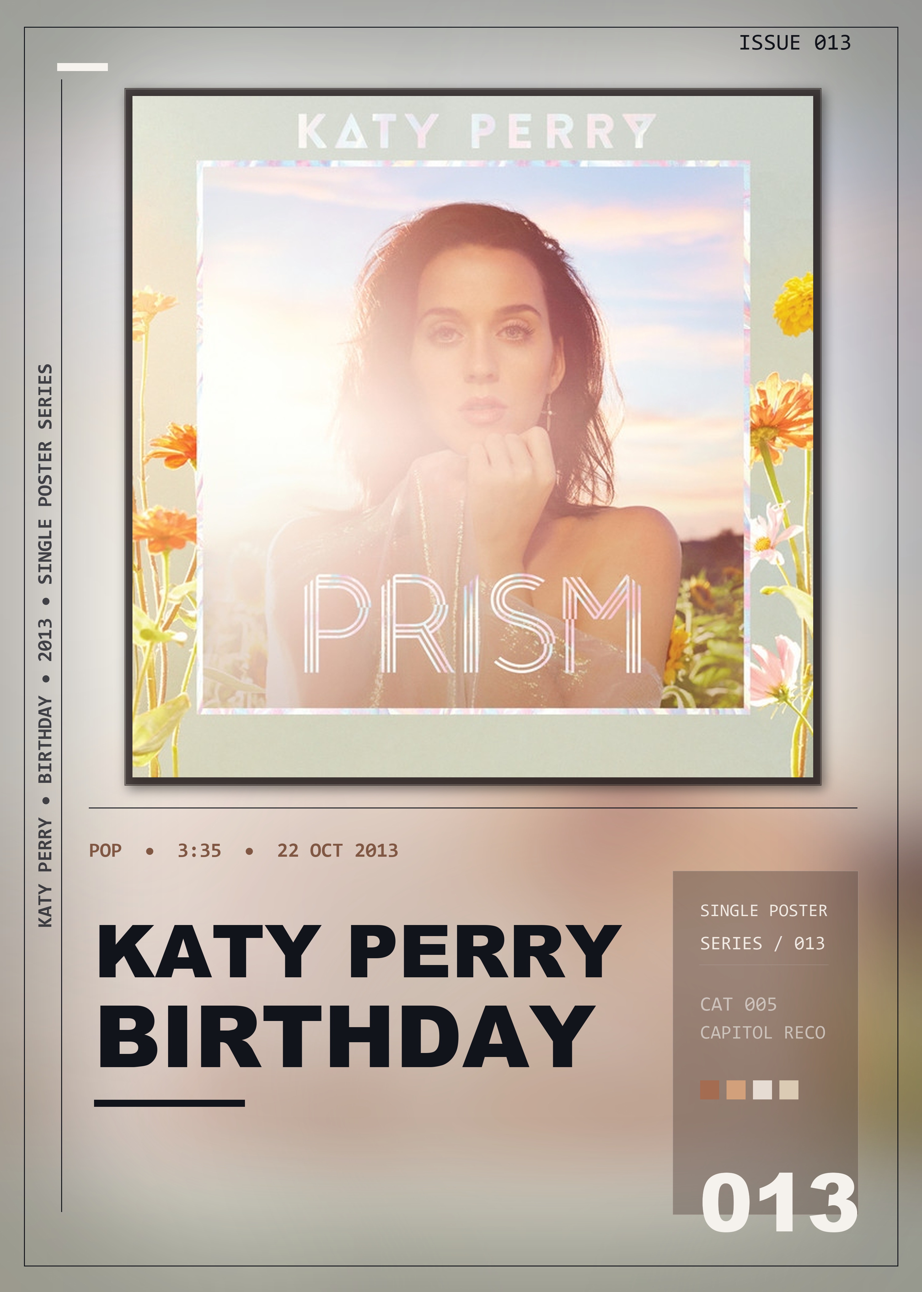 Music poster: Katy Perry - Birthday