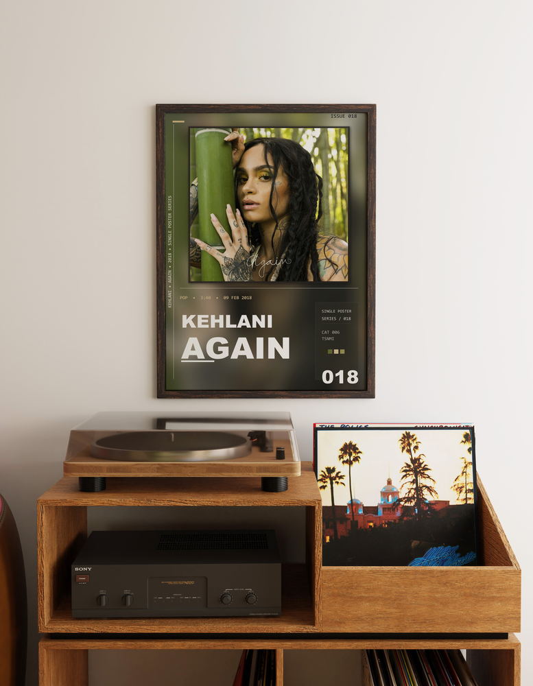Music poster: Kehlani - Again