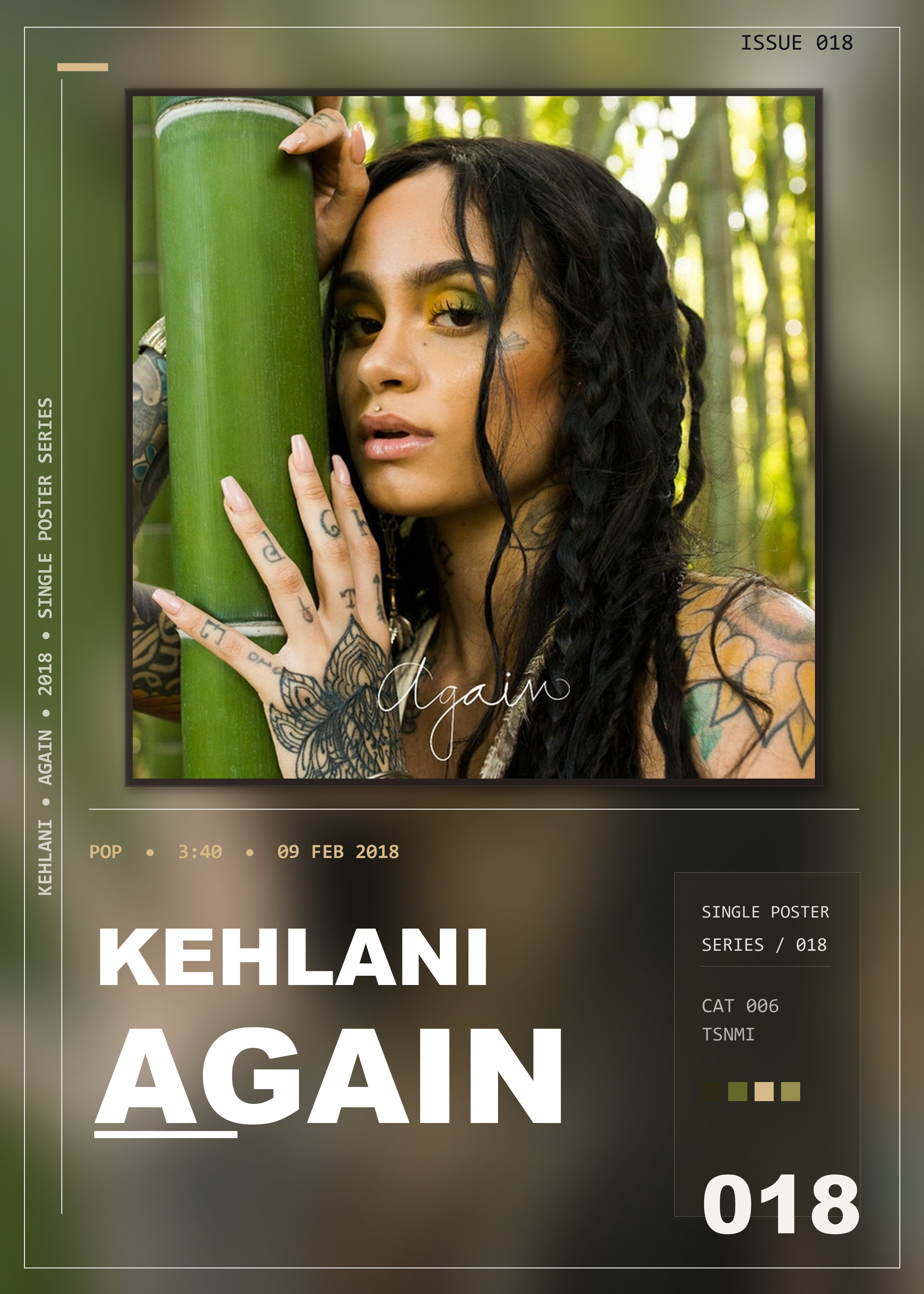 Music poster: Kehlani - Again