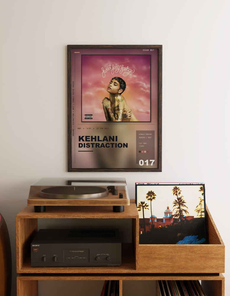 Music poster: Kehlani - Distraction