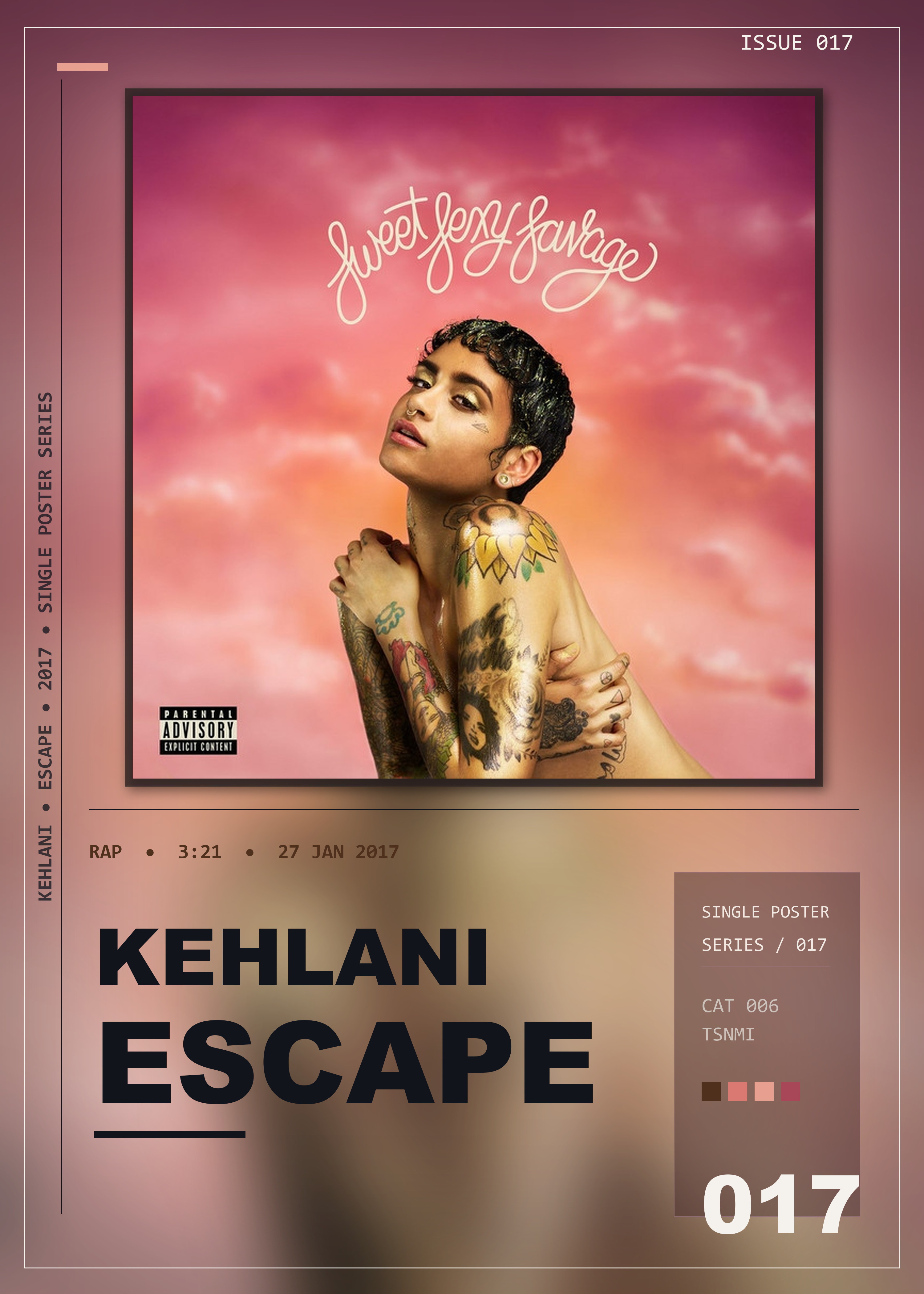 Music poster: Kehlani - Escape