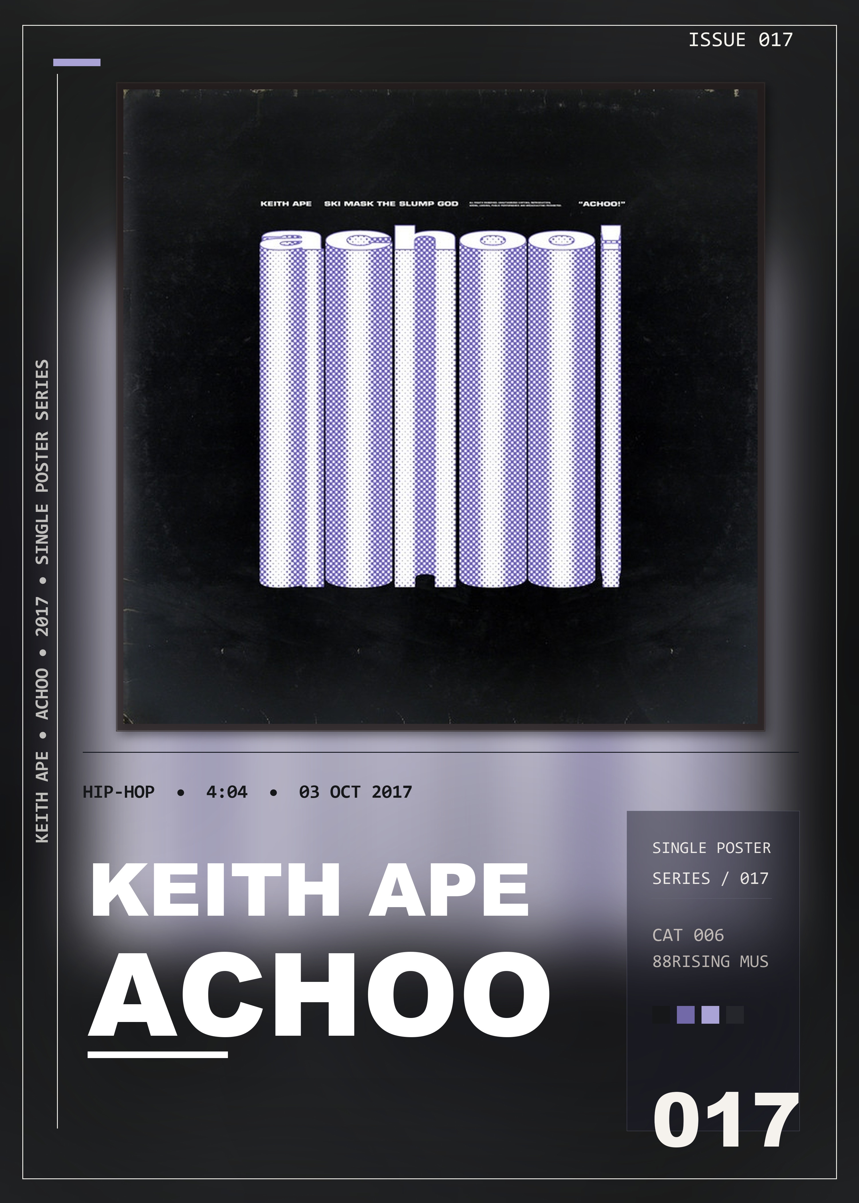 Music poster: Keith Ape - Achoo