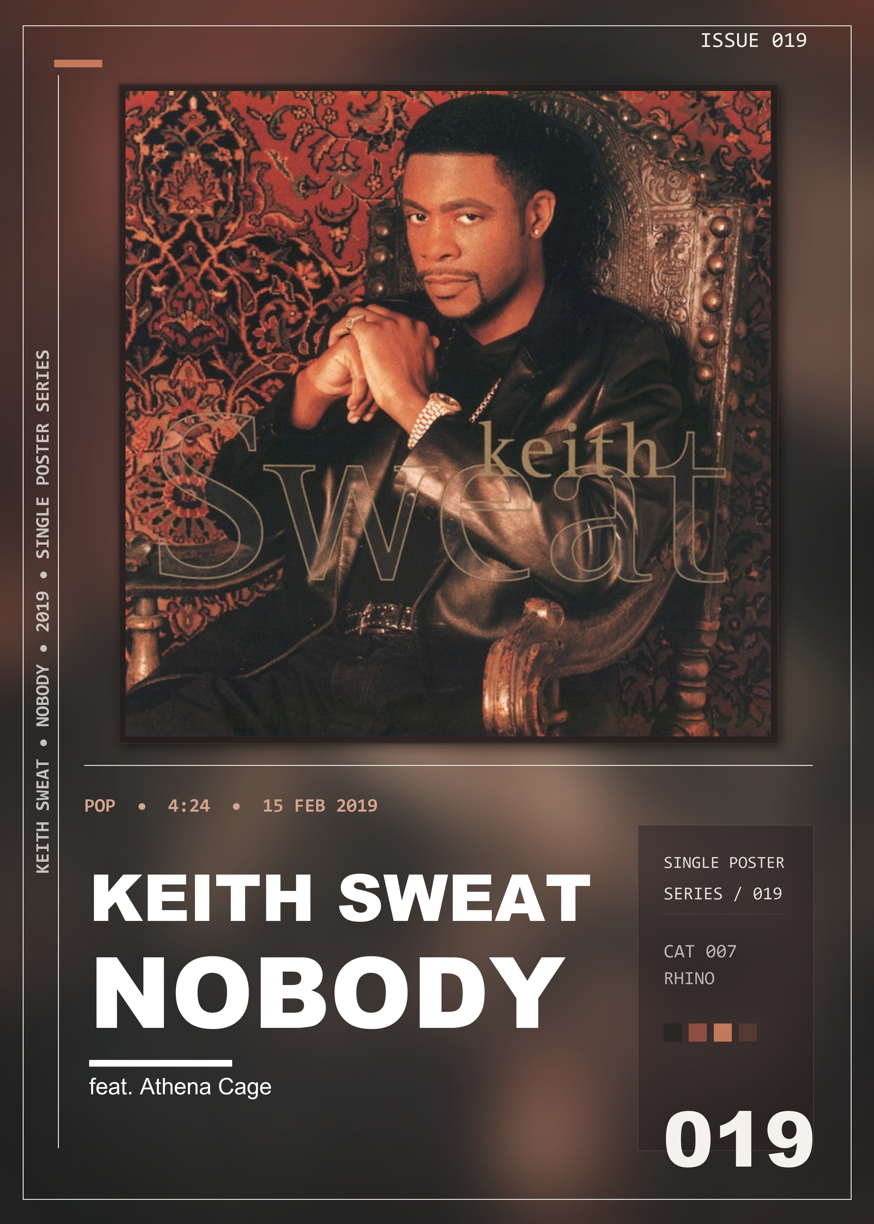 Music poster: Keith Sweat - Nobody feat Athena Cage