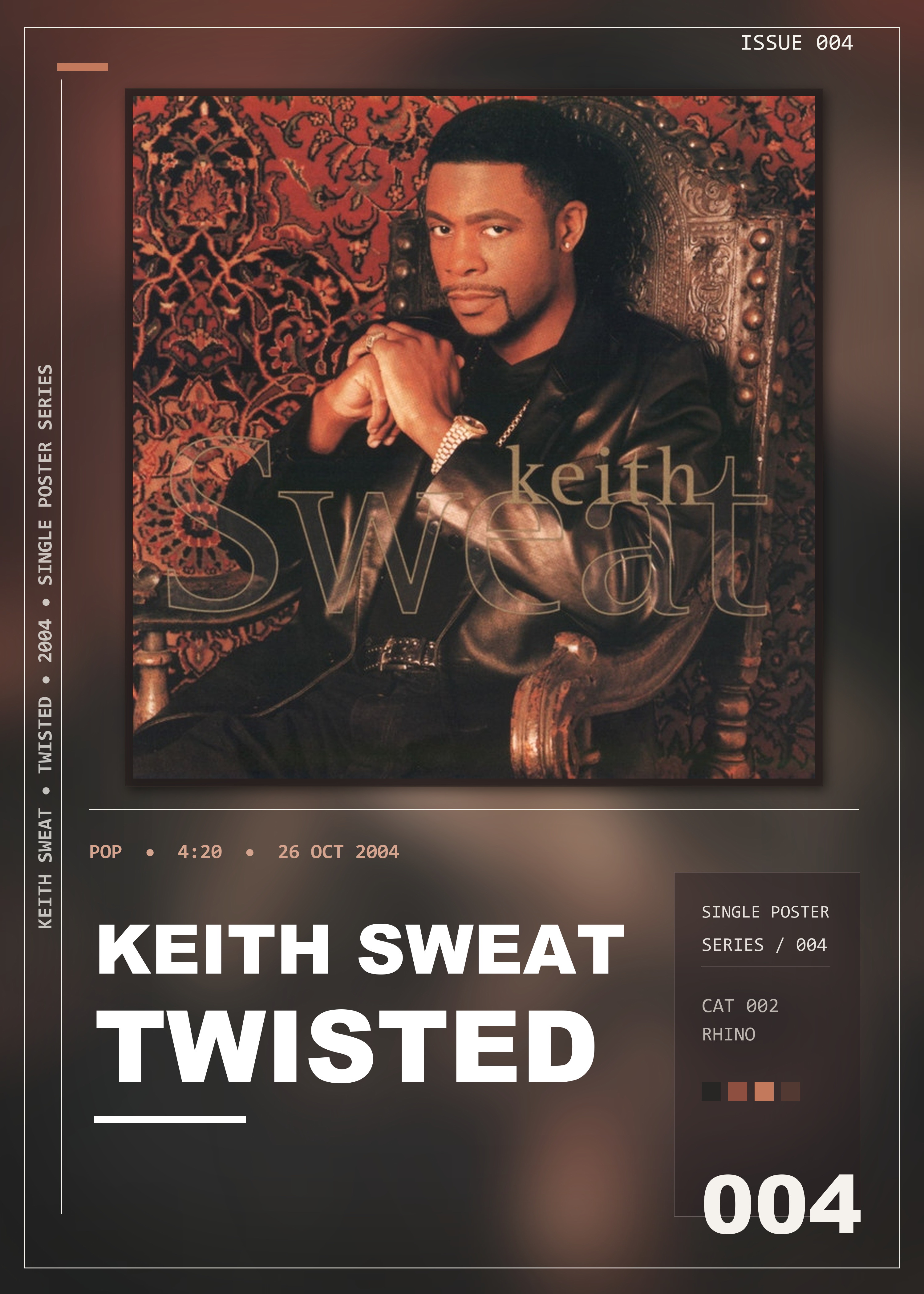 Music poster: Keith Sweat - Twisted