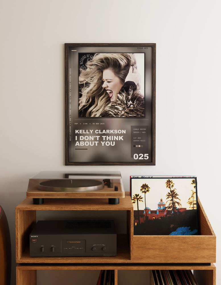 Music poster: Kelly Clarkson - I Dont Think About You