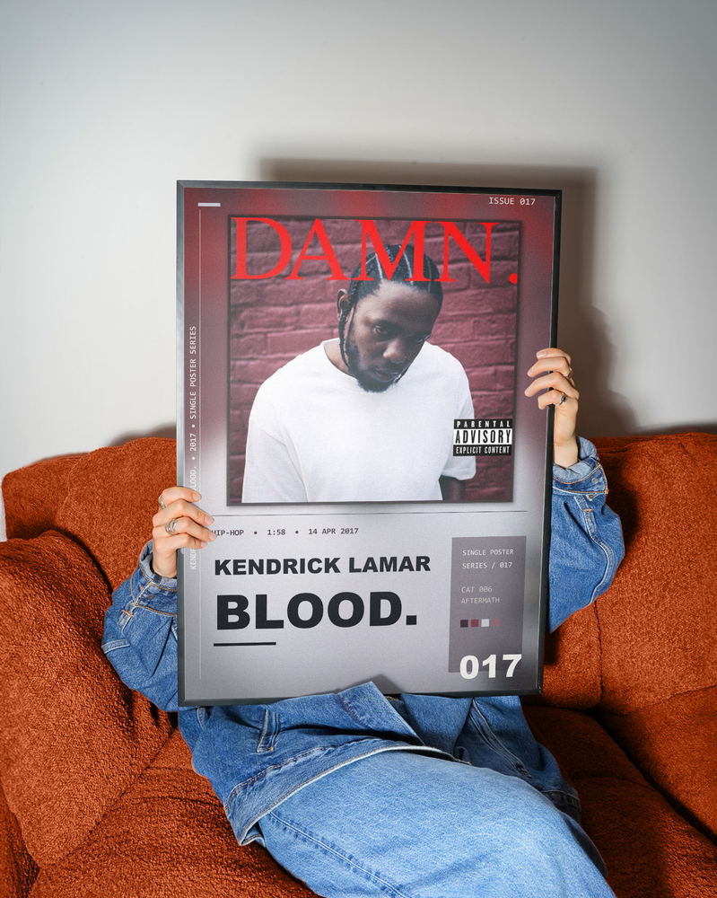 Music poster: Kendrick Lamar - BLOOD