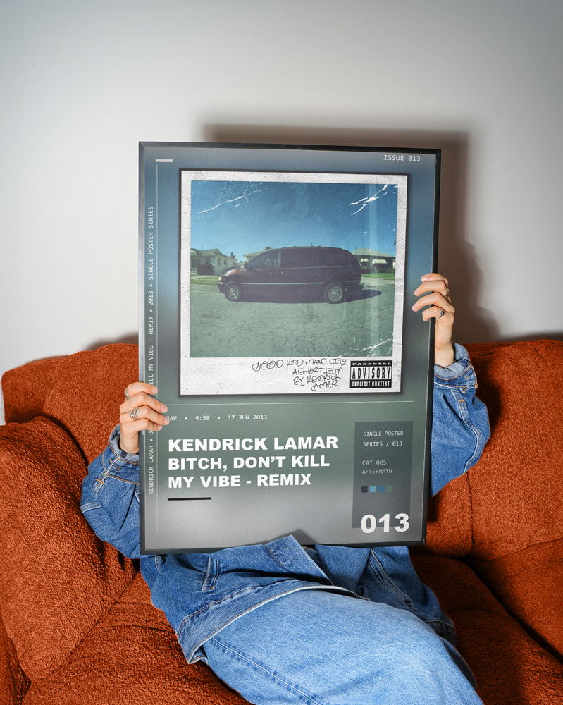 Music poster: Kendrick Lamar - Bitch Dont Kill My Vibe - Remix