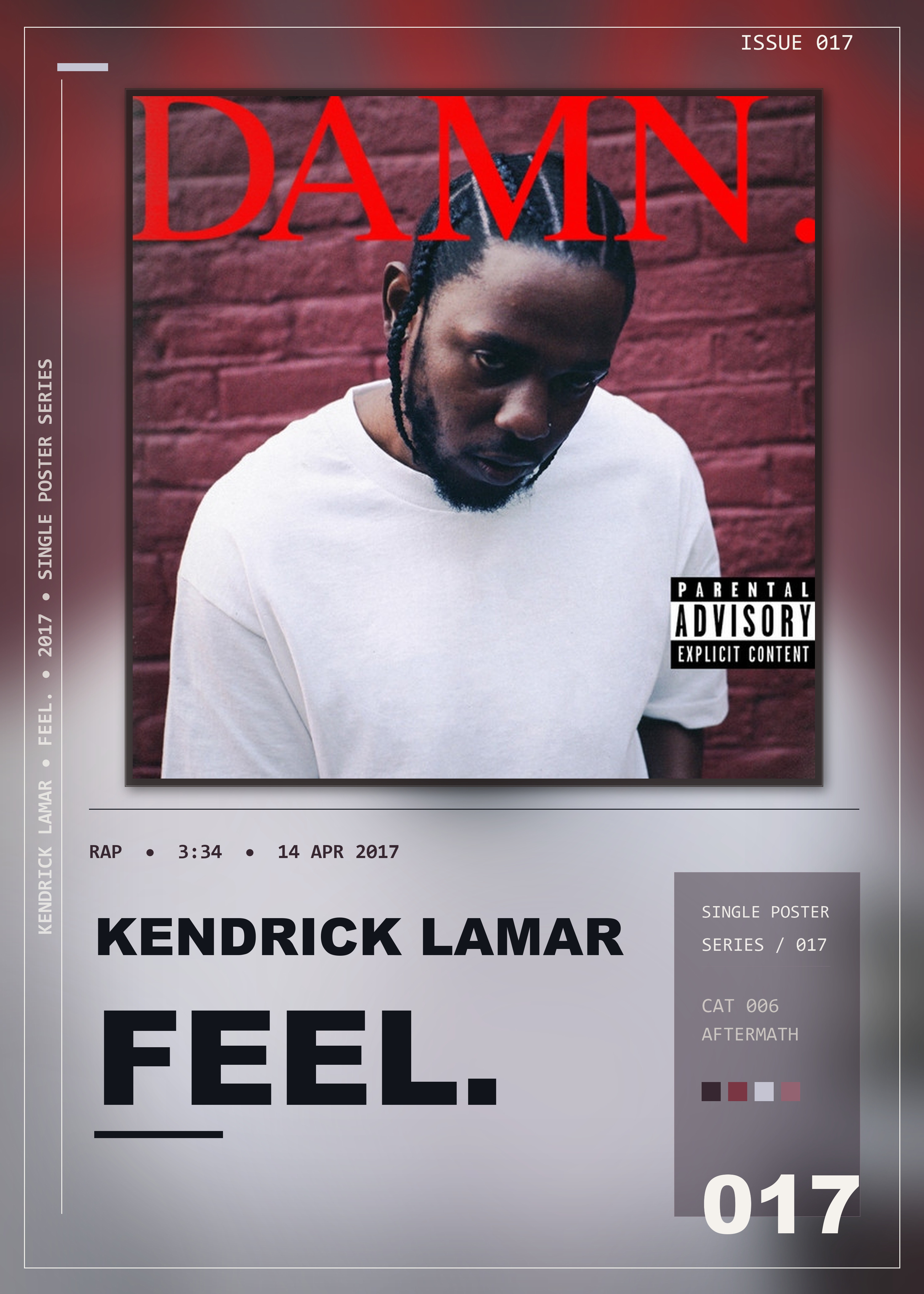 Music poster: Kendrick Lamar - FEEL