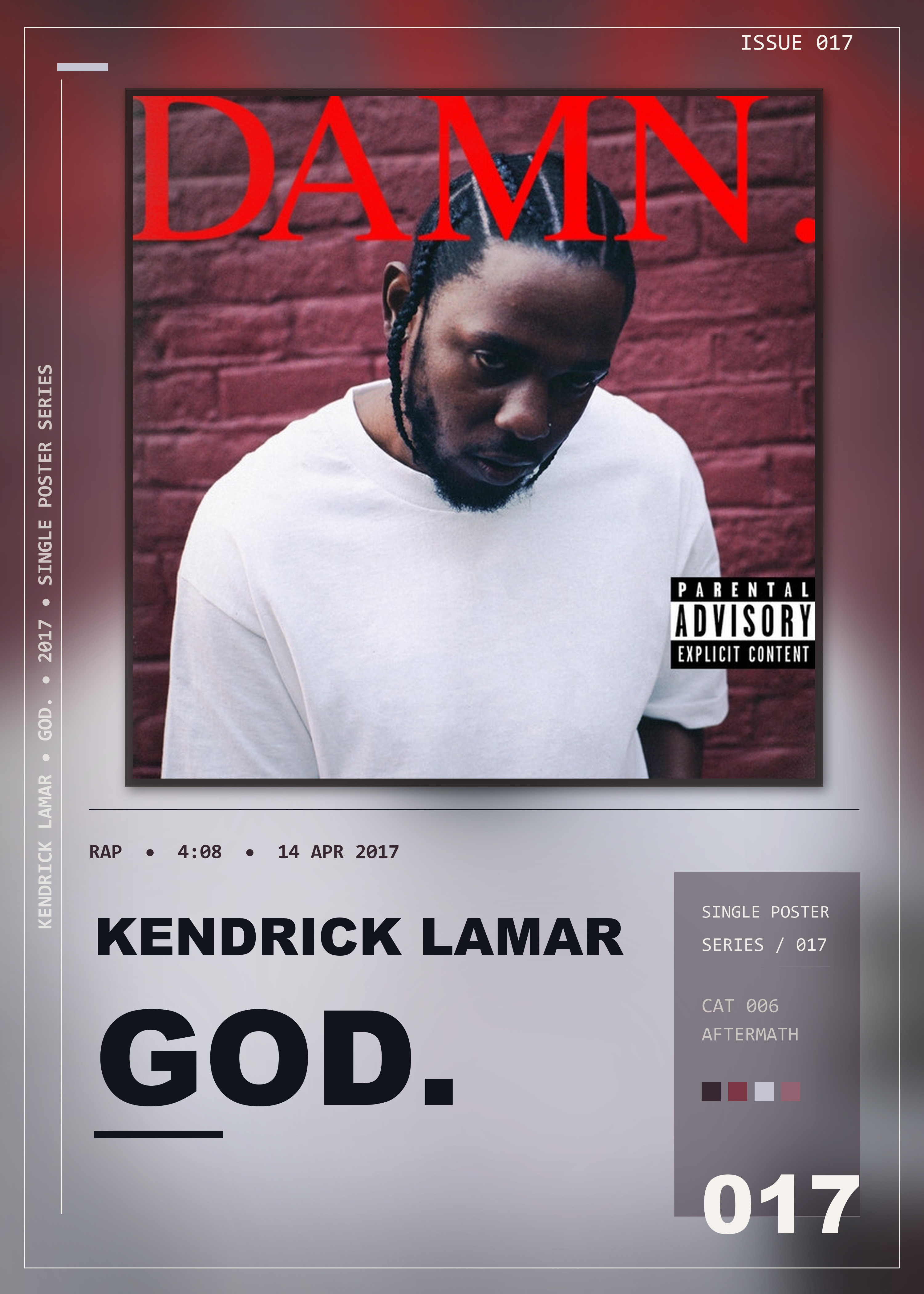 Music poster: Kendrick Lamar - GOD
