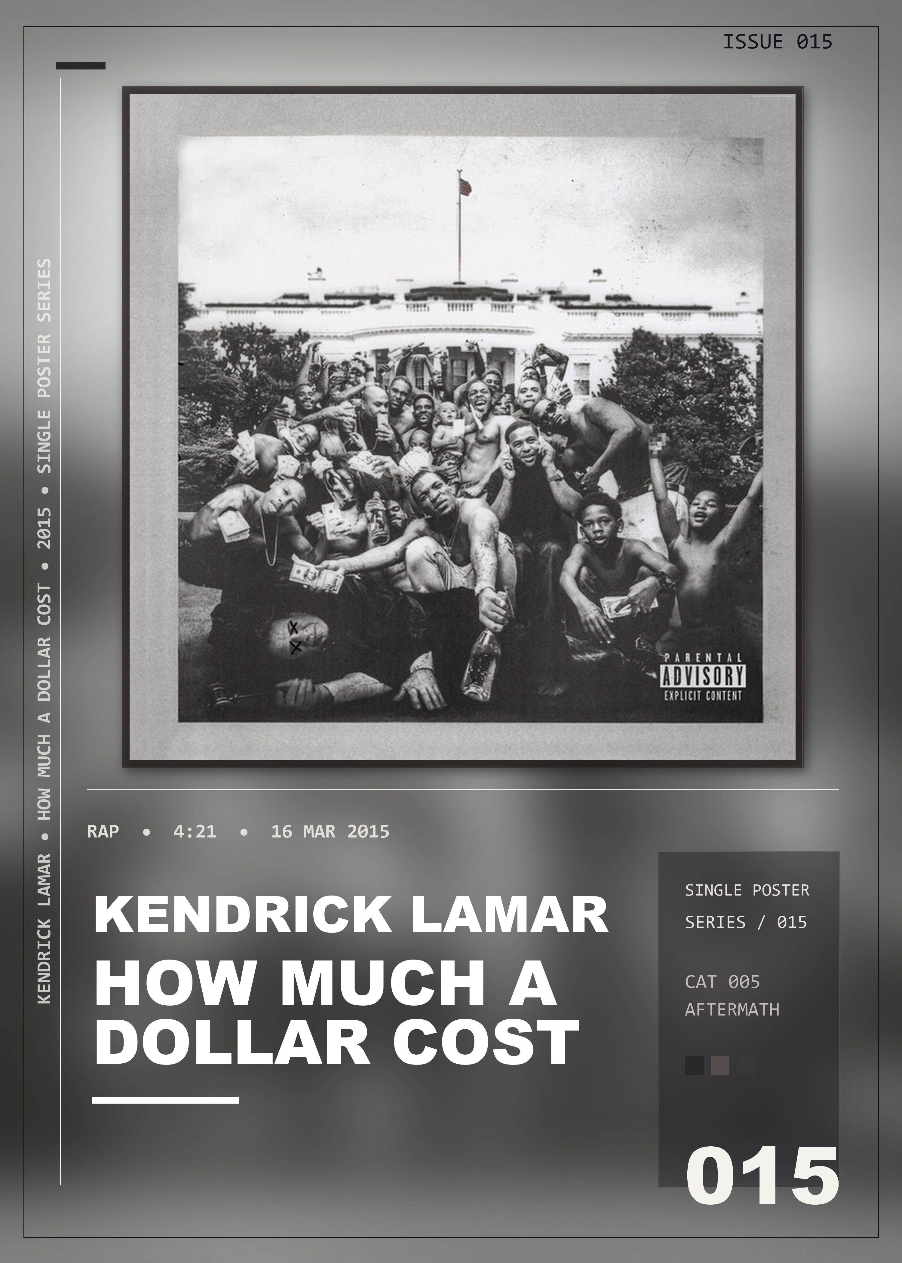 Music poster: Kendrick Lamar - How Much A Dollar Cost