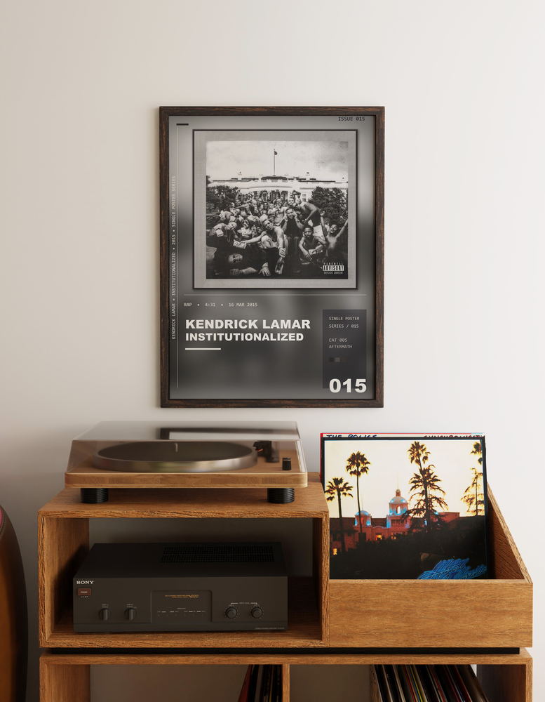 Music poster: Kendrick Lamar - Institutionalized