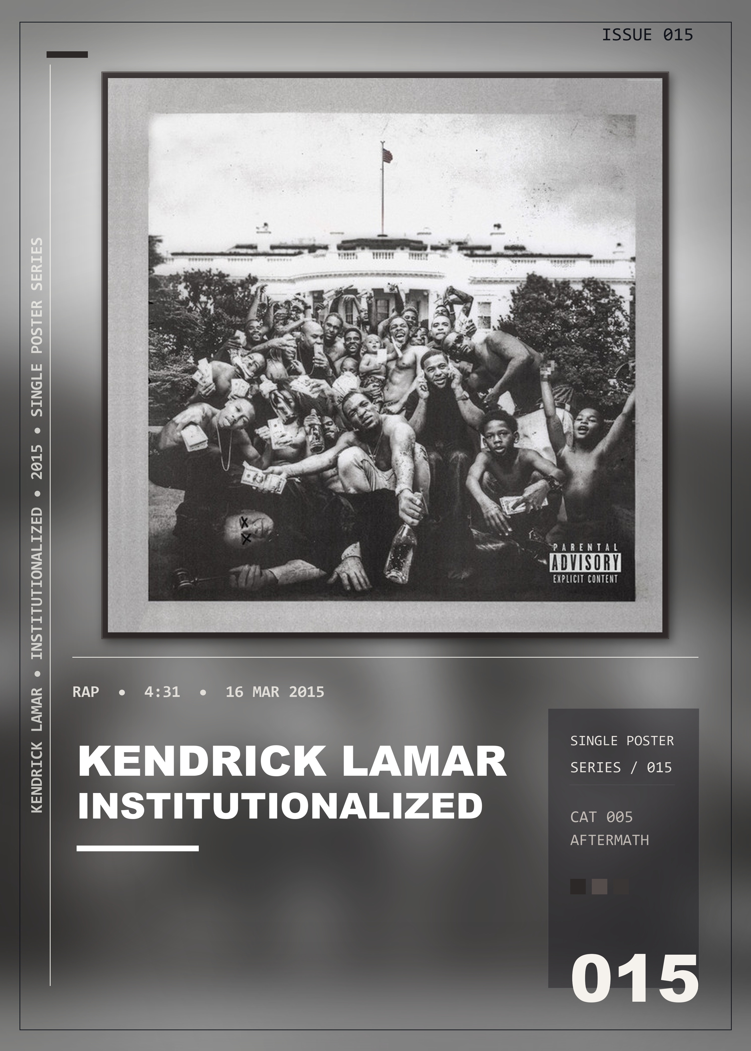 Music poster: Kendrick Lamar - Institutionalized
