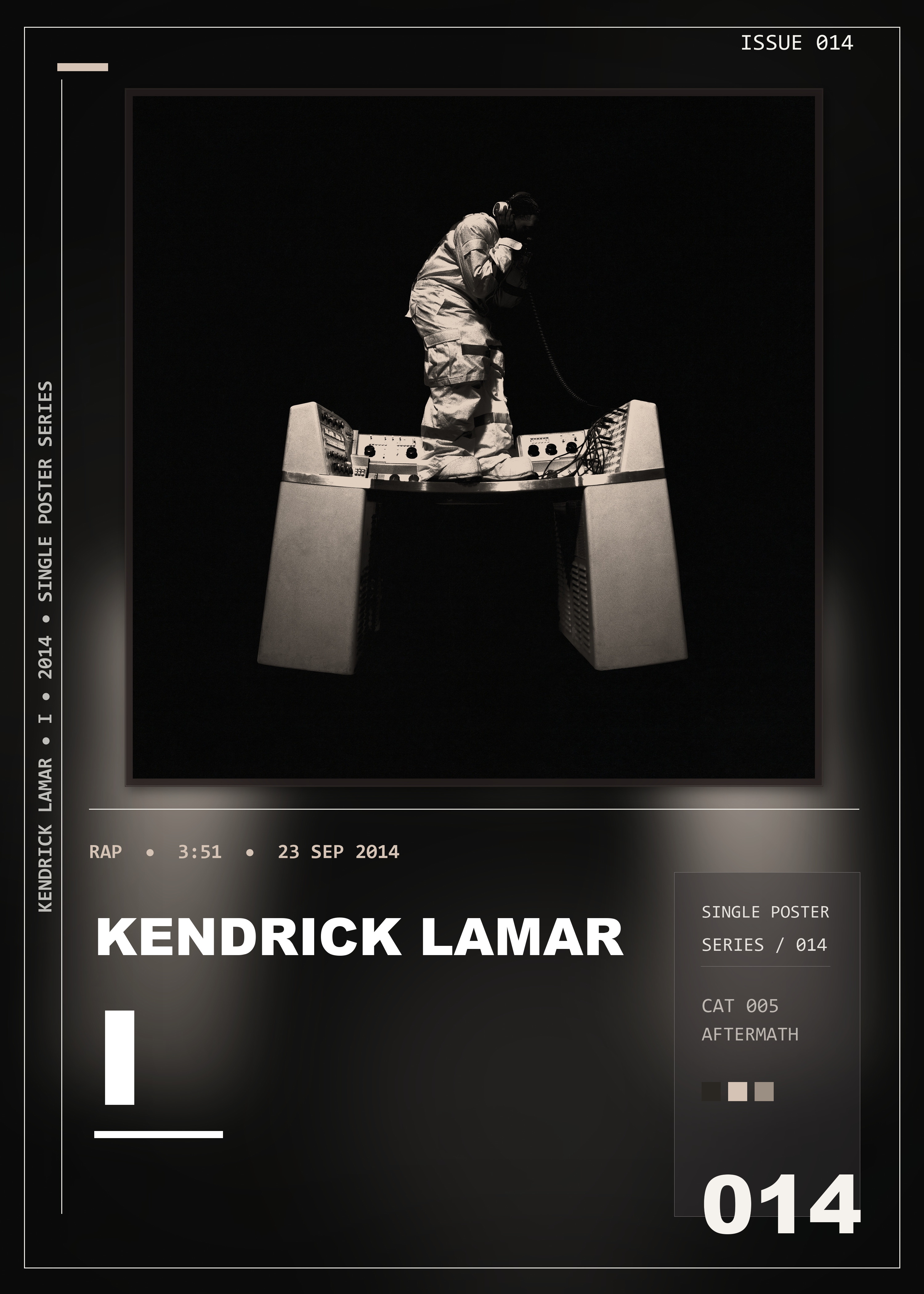 Music poster: Kendrick Lamar - i