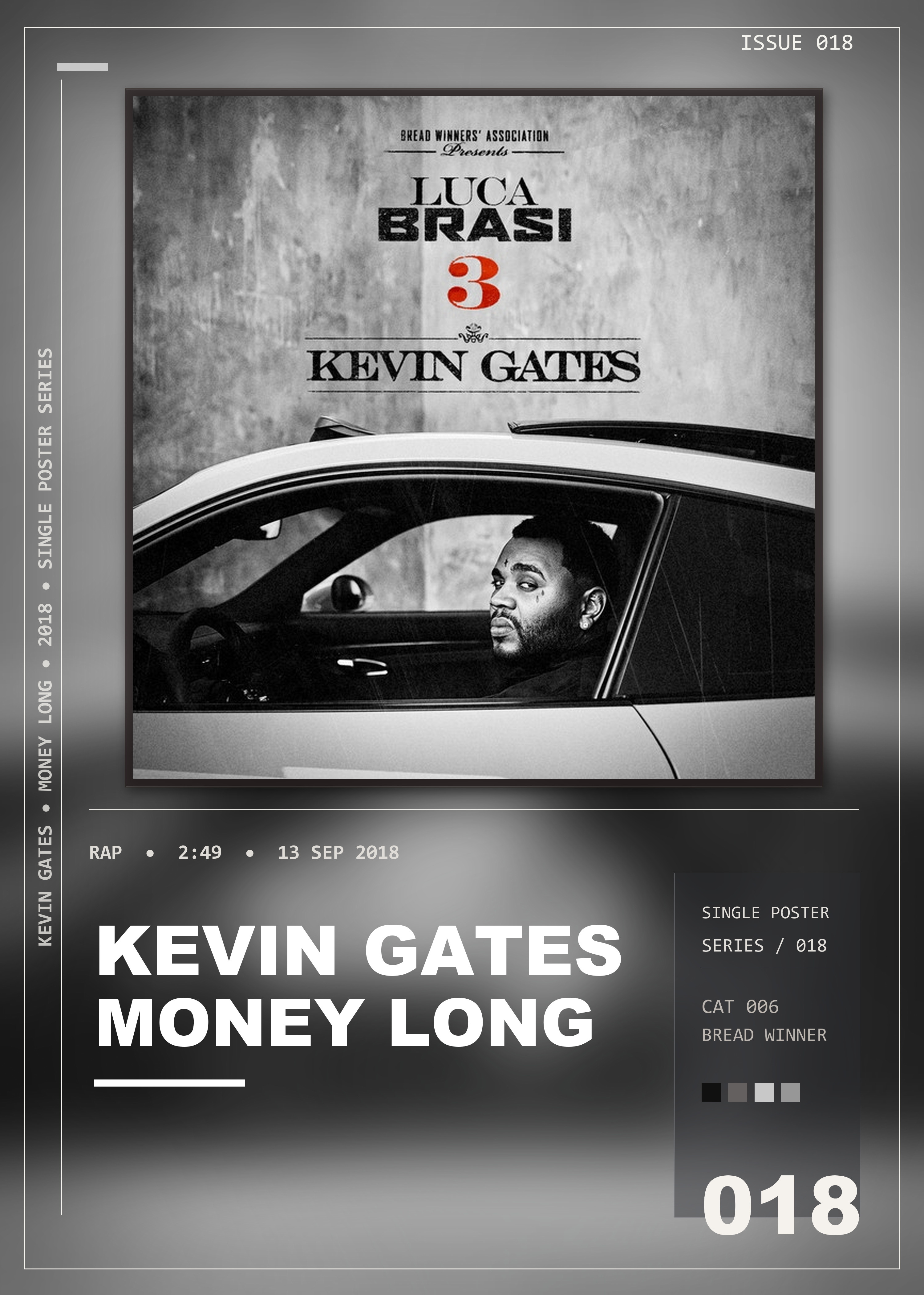 Music poster: Kevin Gates - Money Long