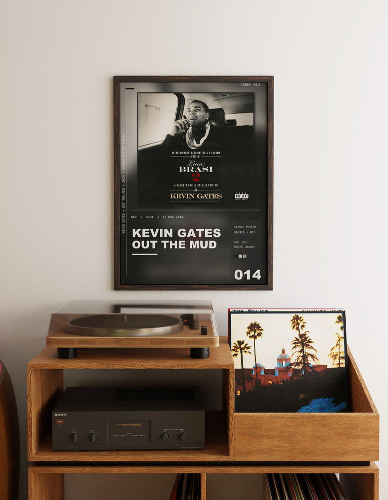 Music poster: Kevin Gates - Out the Mud
