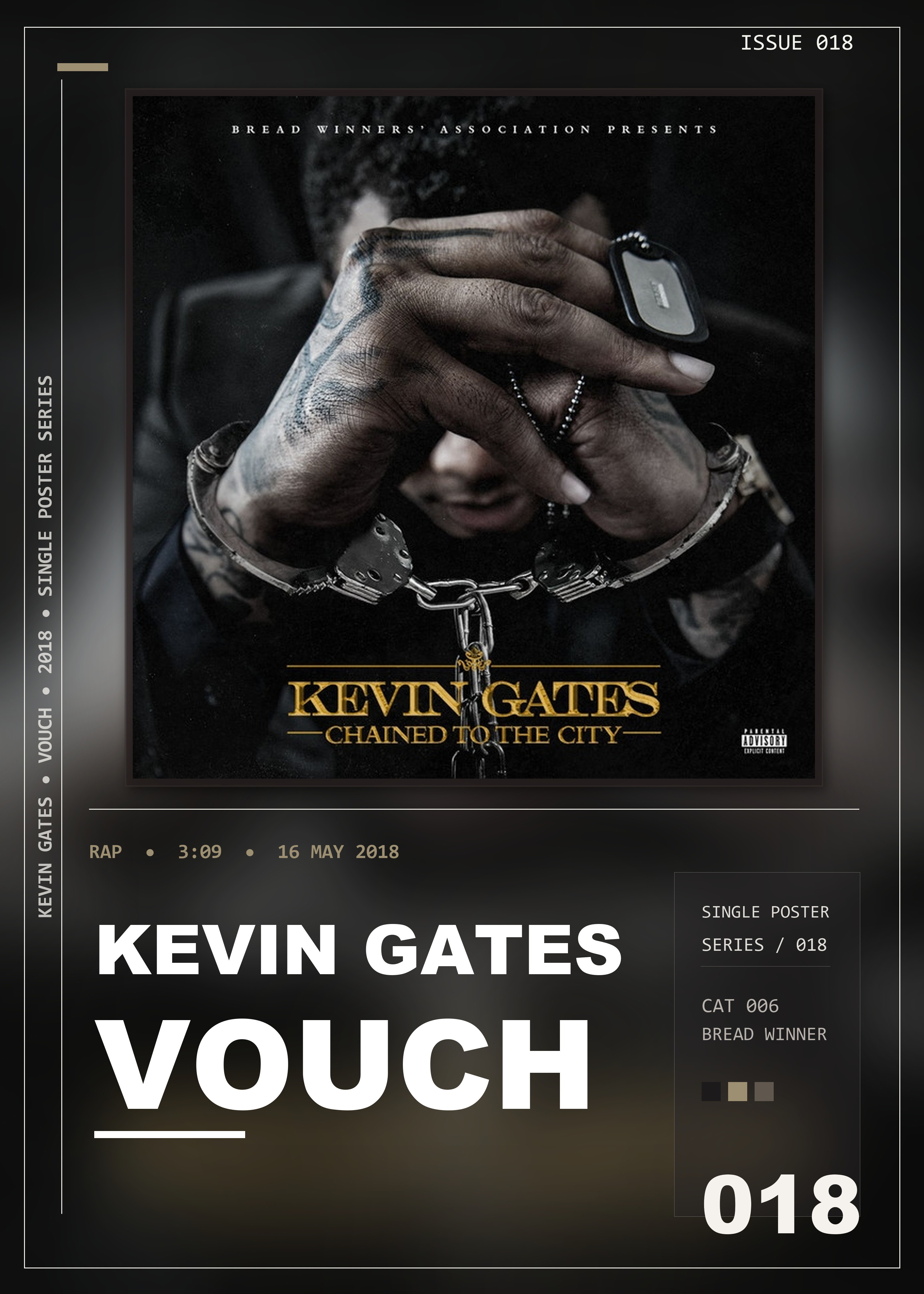 Music poster: Kevin Gates - Vouch