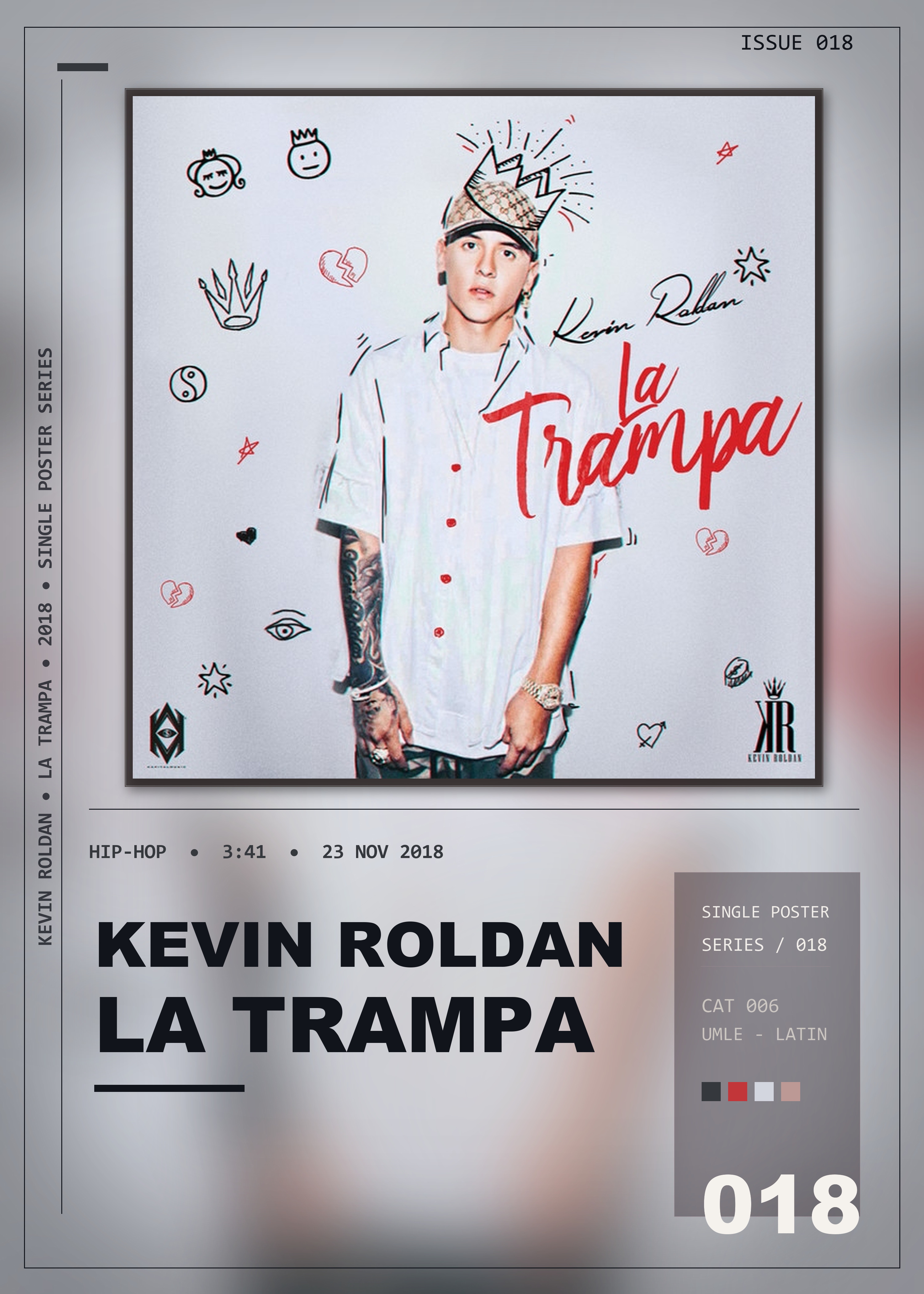 Music poster: Kevin Roldan - La Trampa
