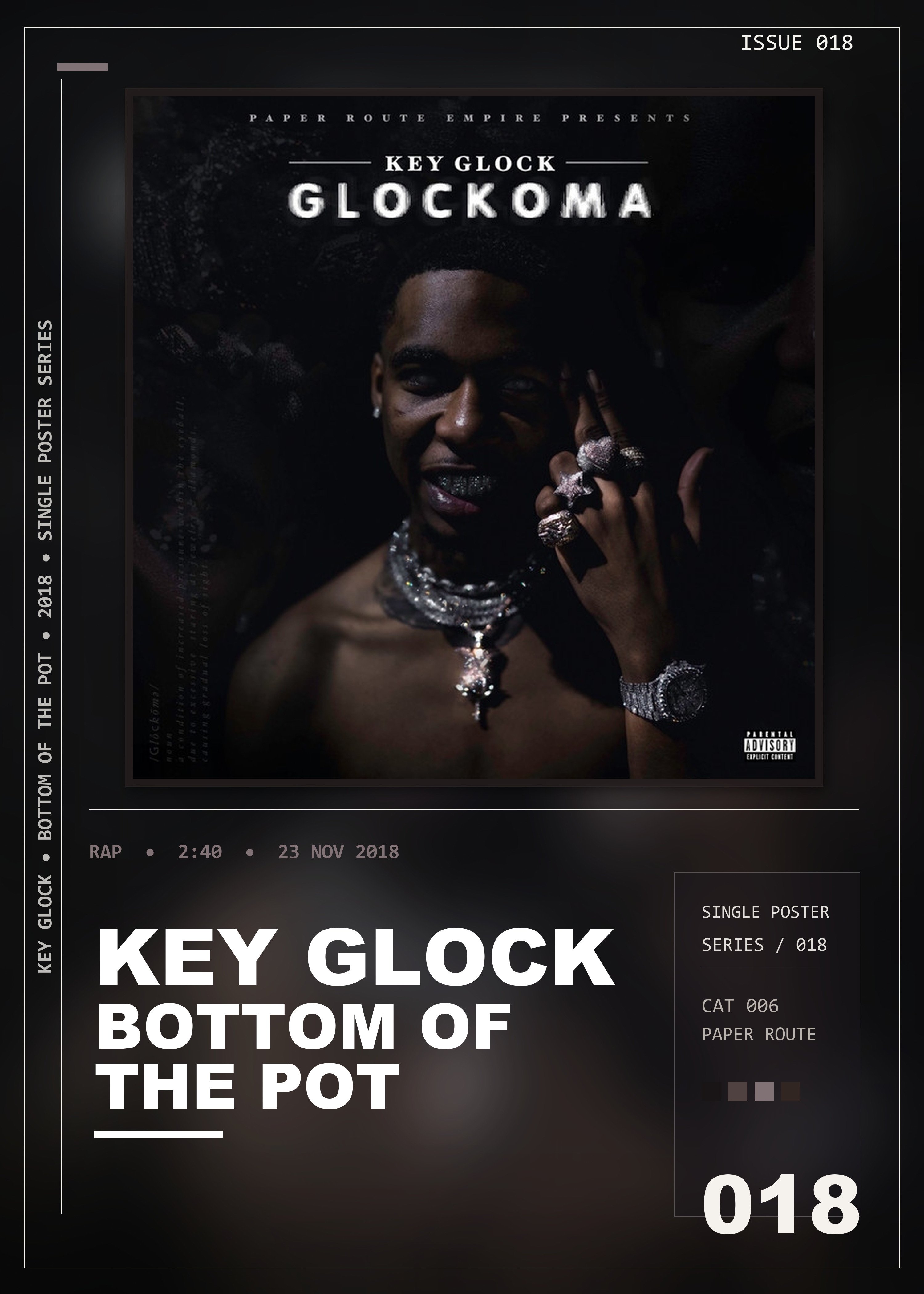 Music poster: Key Glock - Bottom of the Pot