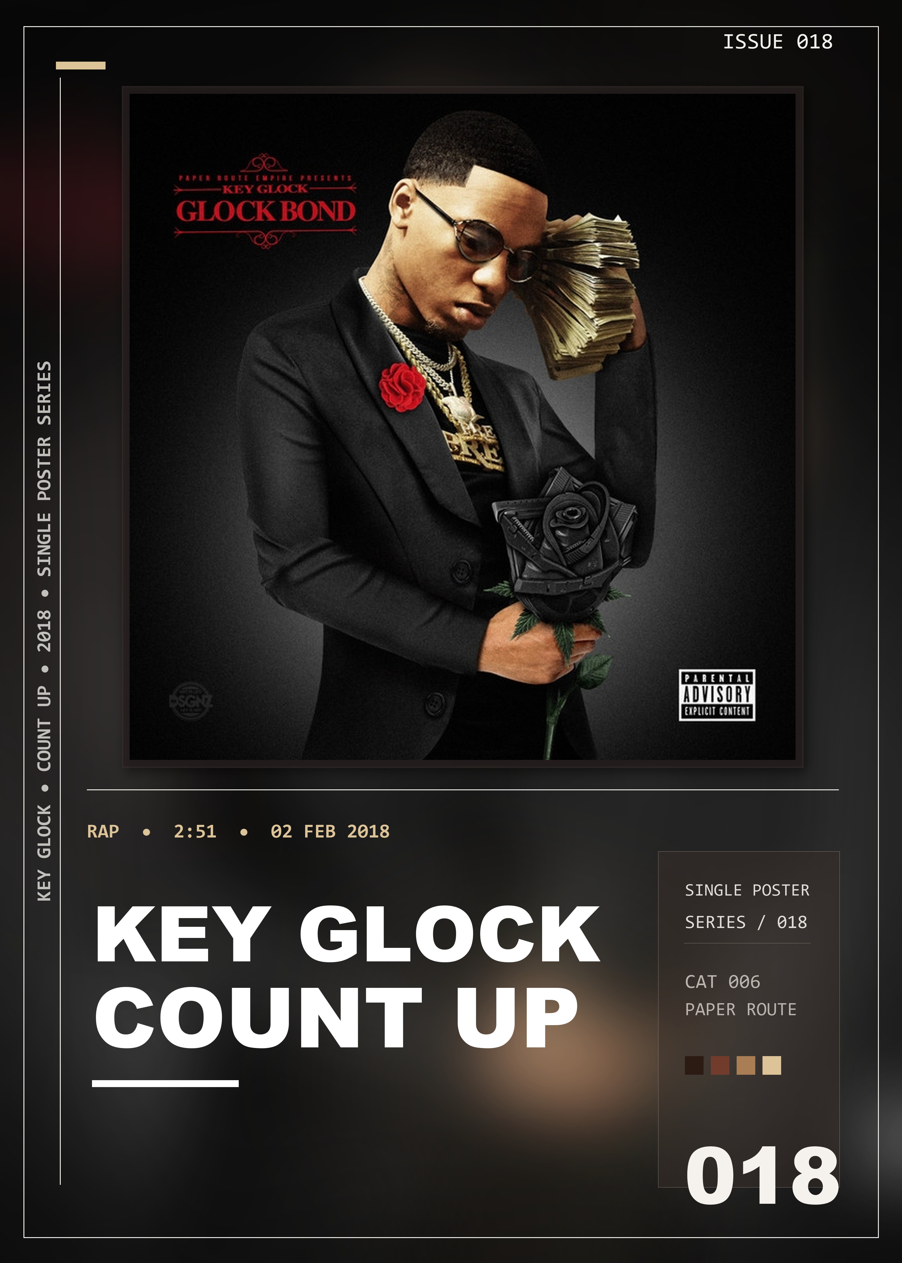 Music poster: Key Glock - Count Up