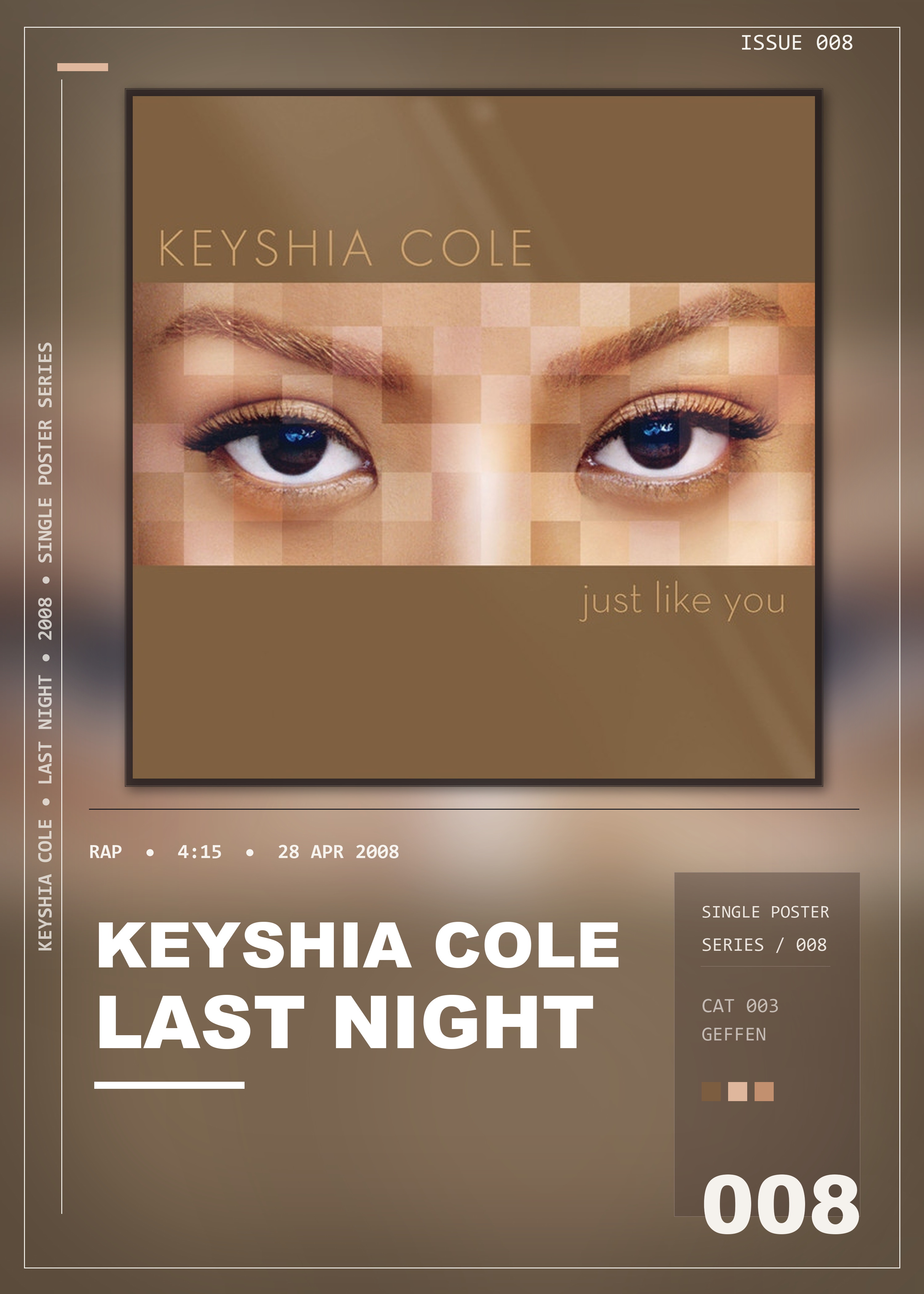 Music poster: Keyshia Cole - Last Night