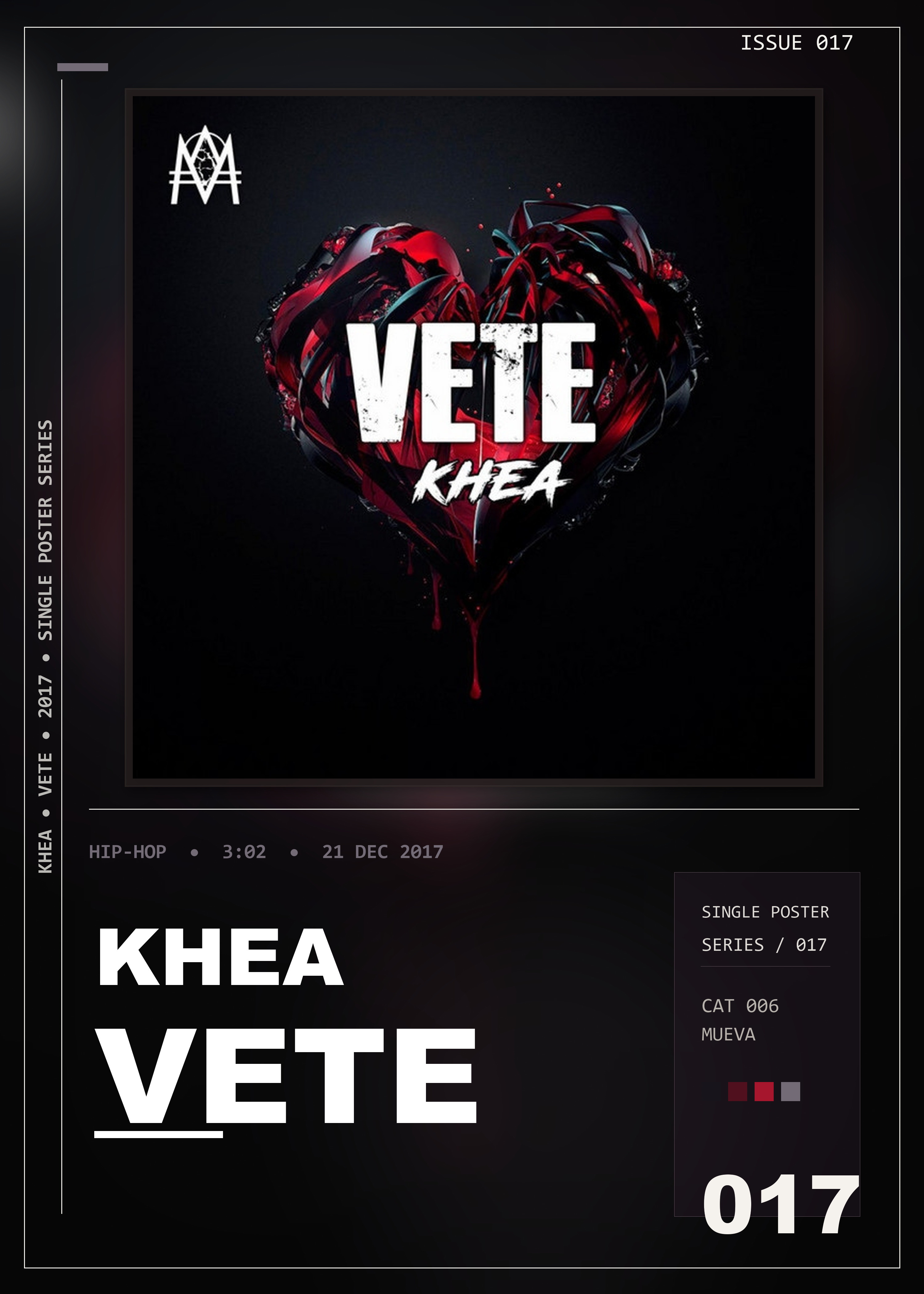 Music poster: Khea - Vete