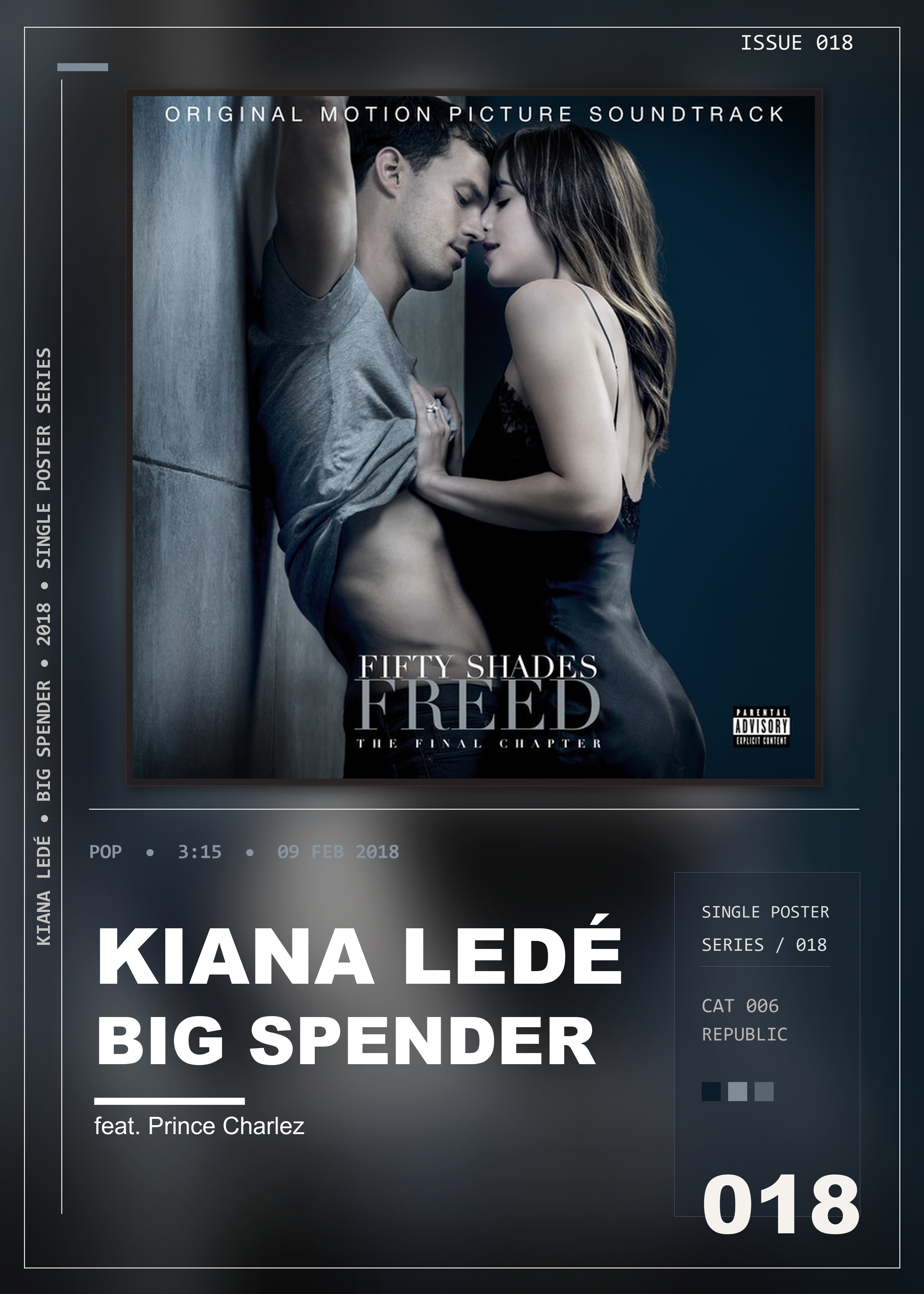 Music poster: Kiana Ledé - Big Spender feat Prince Charlez