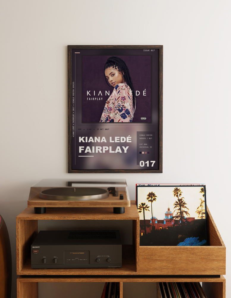 Music poster: Kiana Ledé - Fairplay