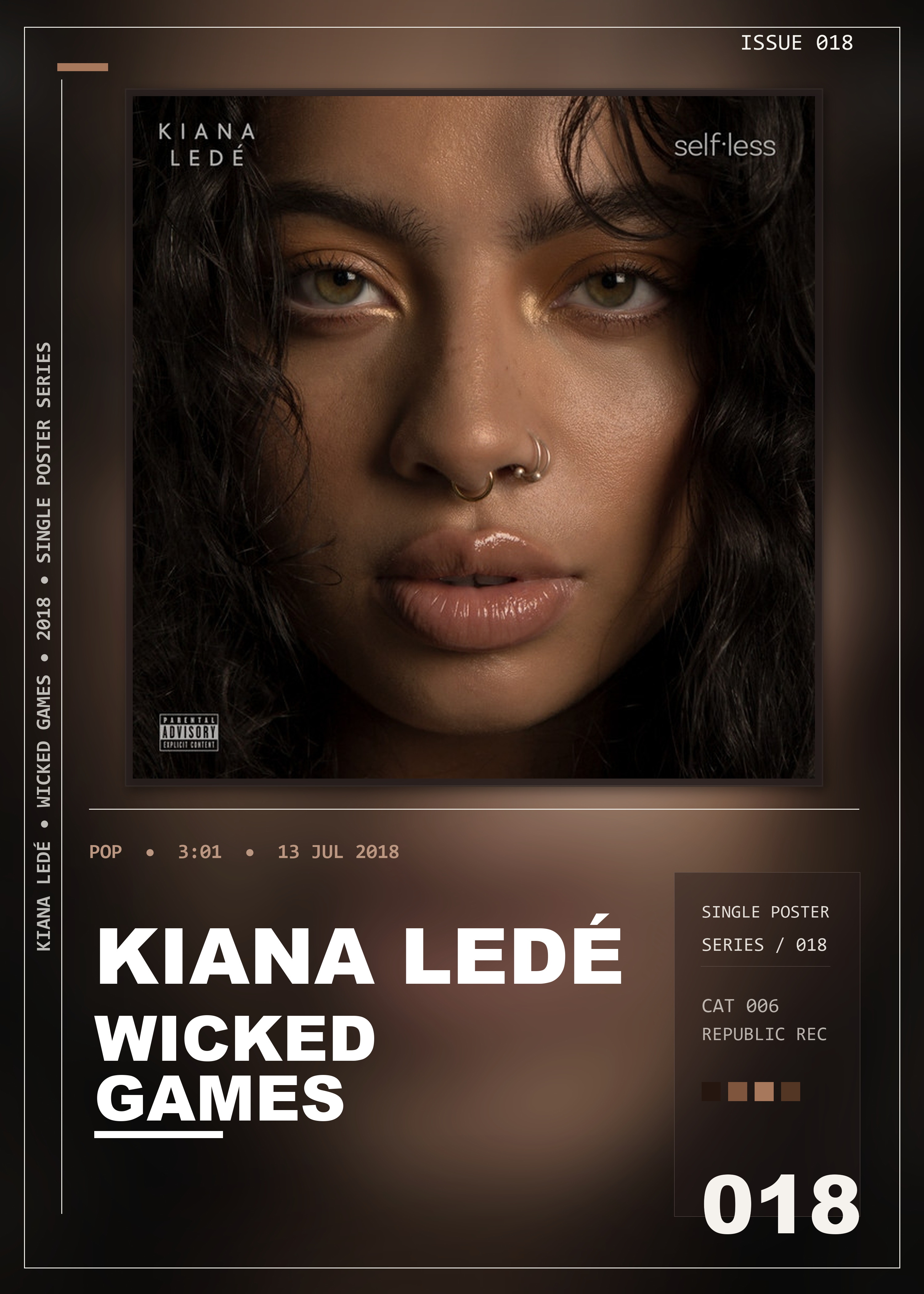 Music poster: Kiana Ledé - Wicked Games
