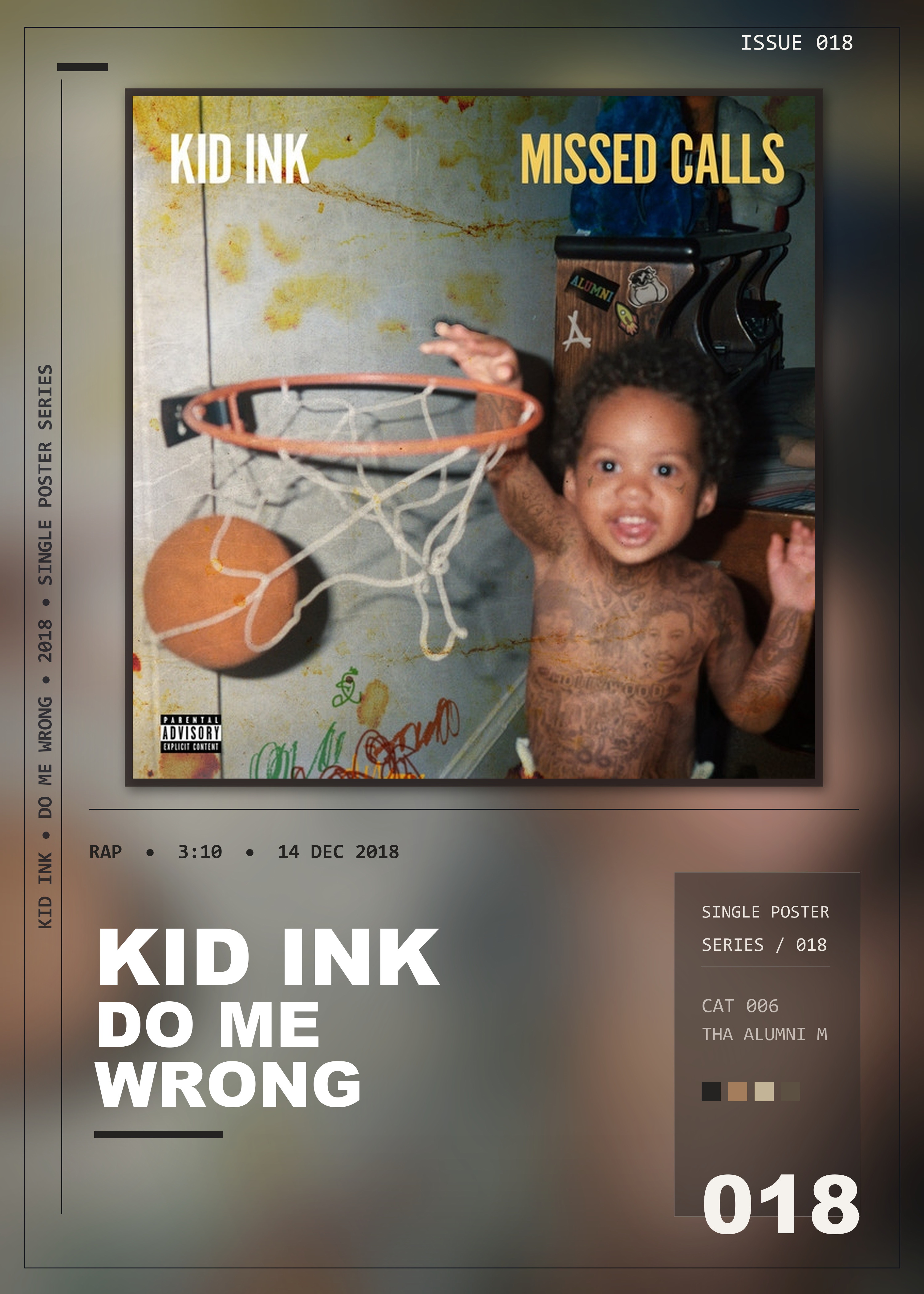 Music poster: Kid Ink - Do Me Wrong