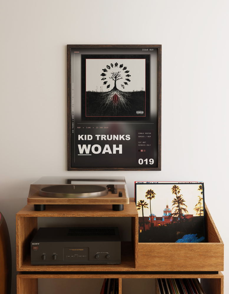 Music poster: Kid Trunks - Woah Freestyle
