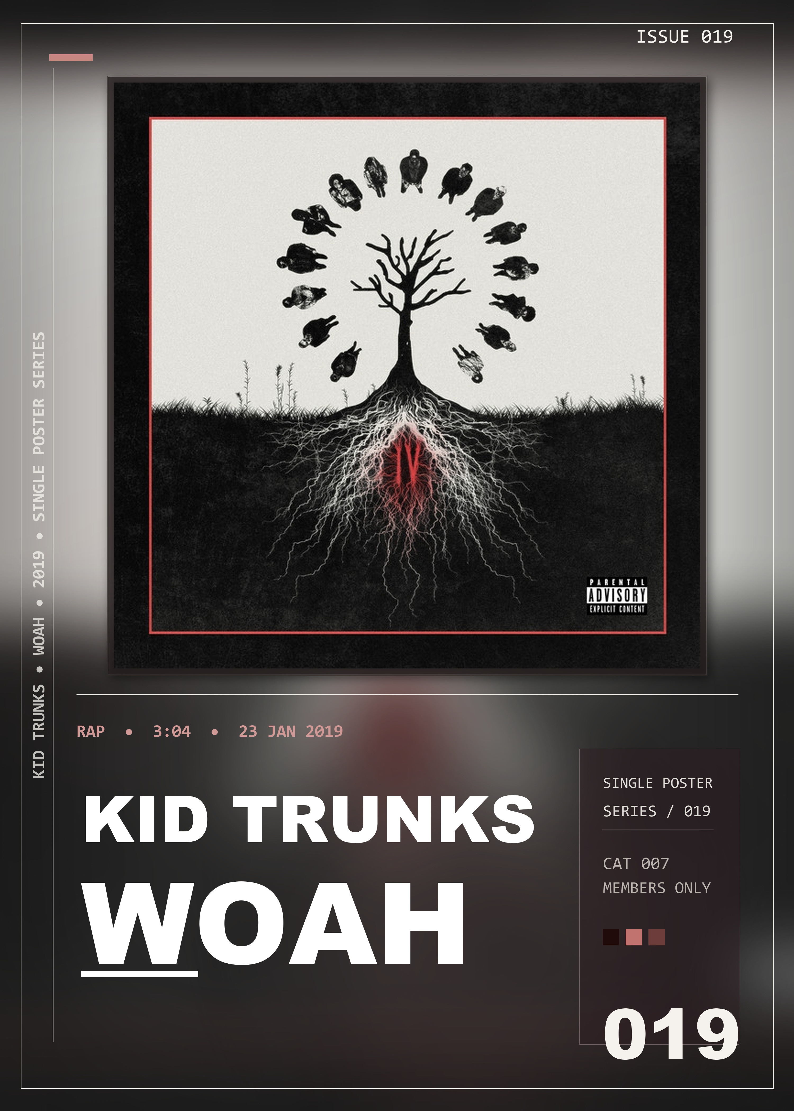 Music poster: Kid Trunks - Woah Freestyle