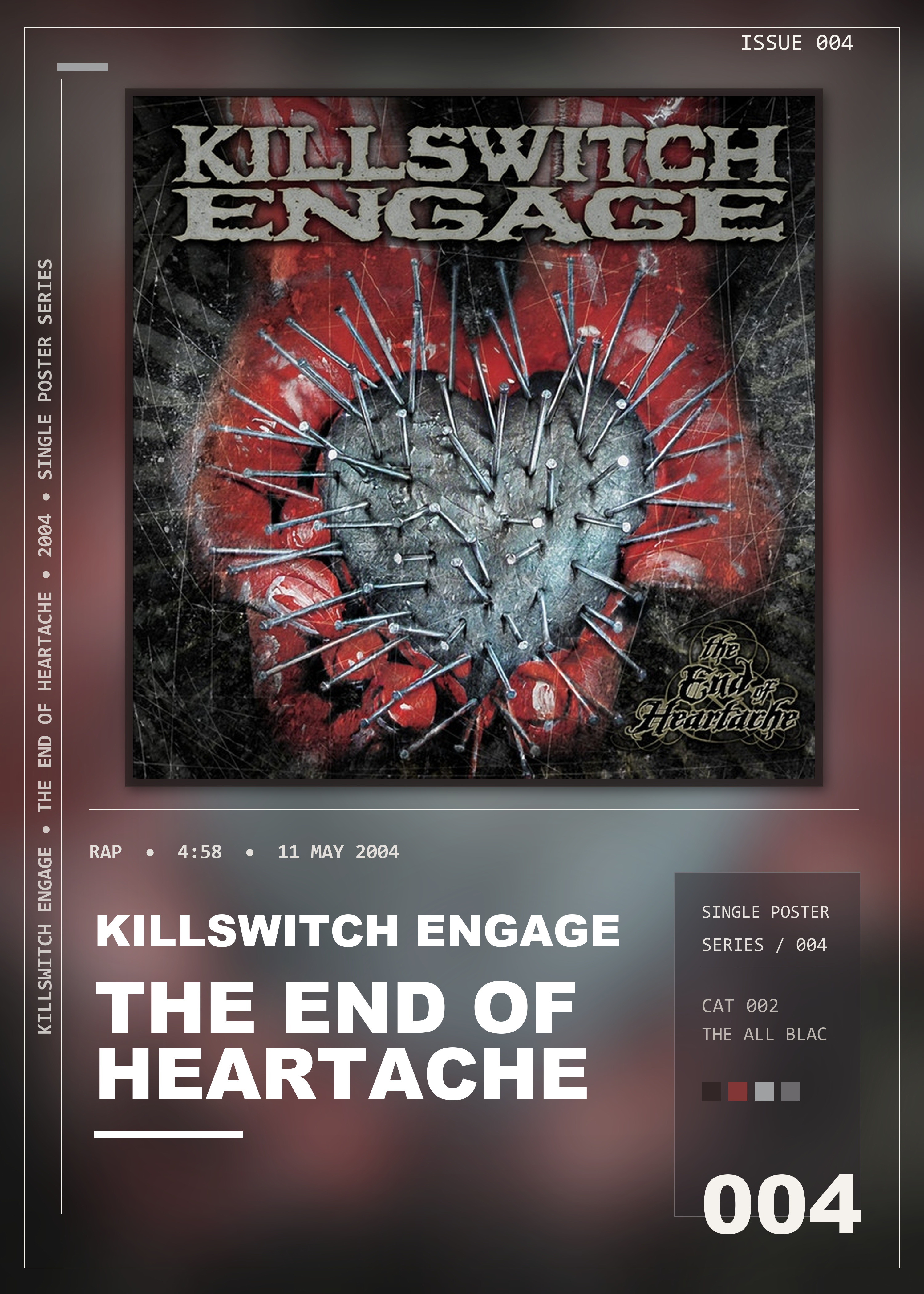 Music poster: Killswitch Engage - The End of Heartache