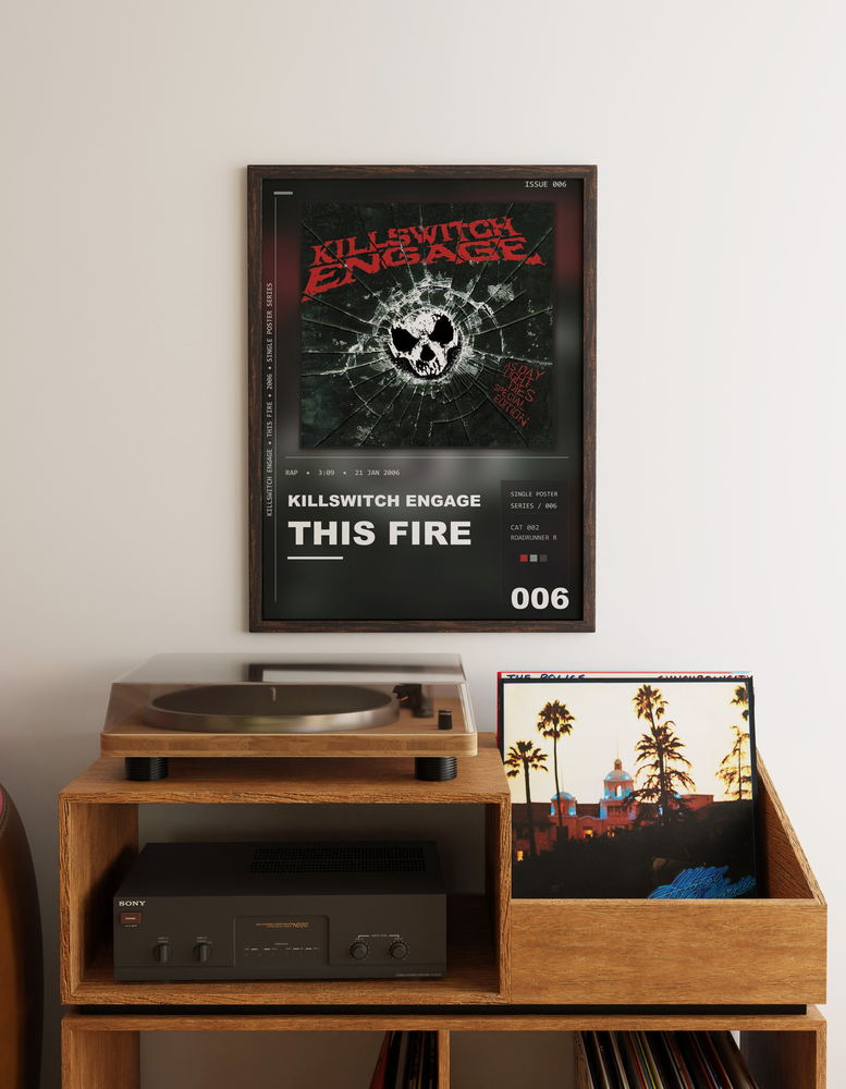 Music poster: Killswitch Engage - This Fire