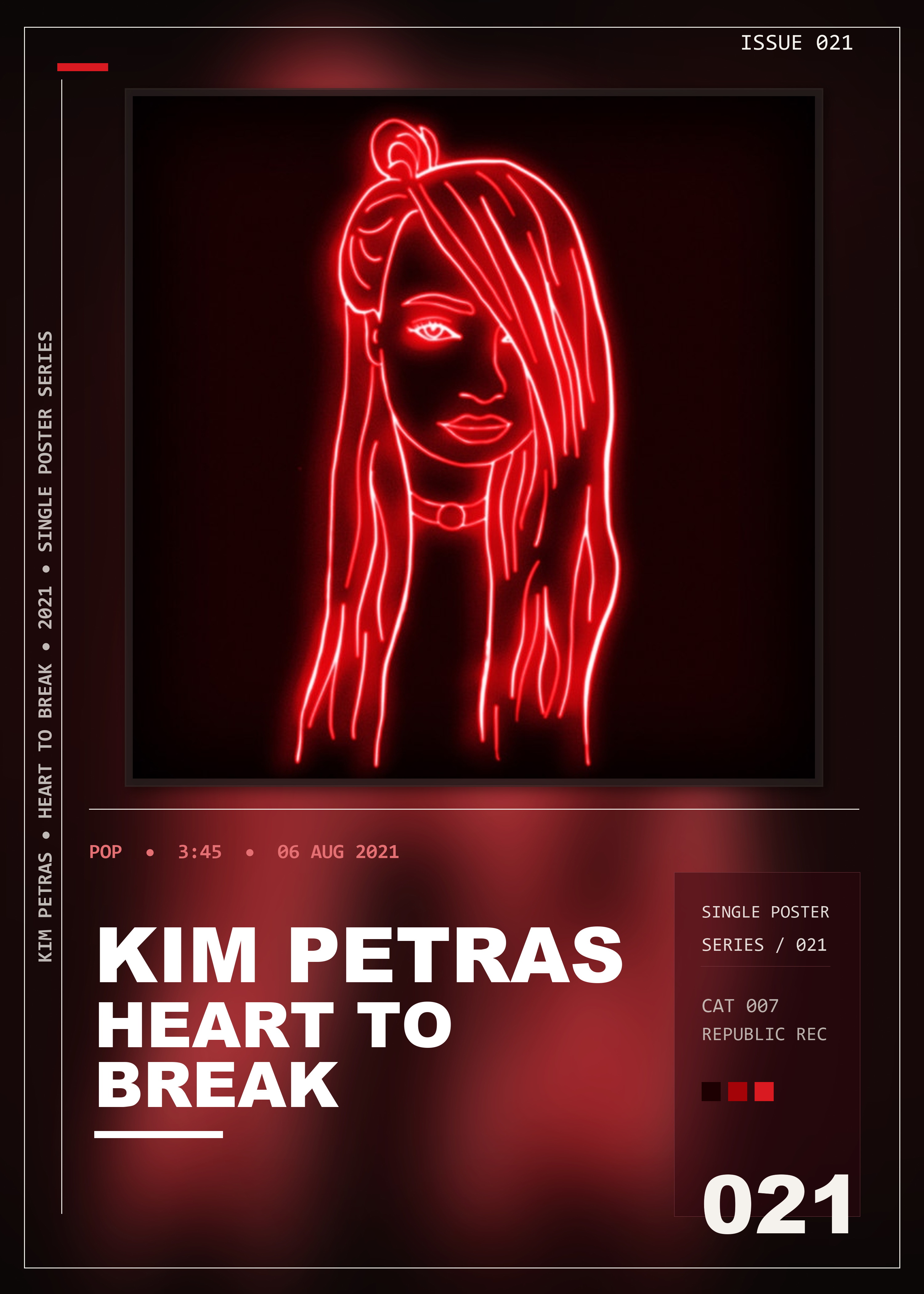 Music poster: Kim Petras - Heart to Break