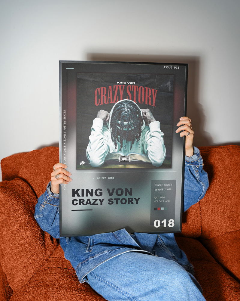 Music poster: King Von - Crazy Story