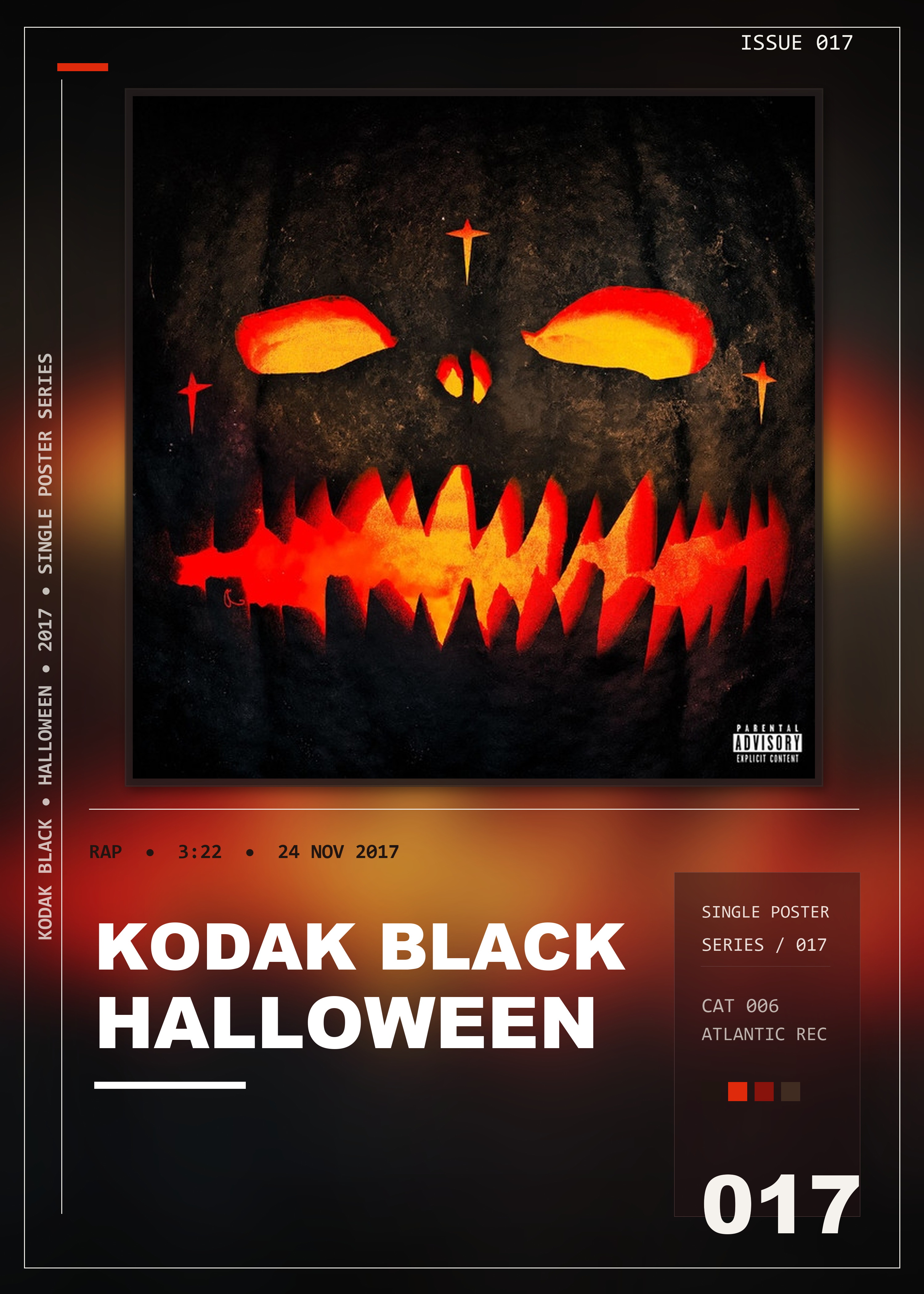 Music poster: Kodak Black - Halloween