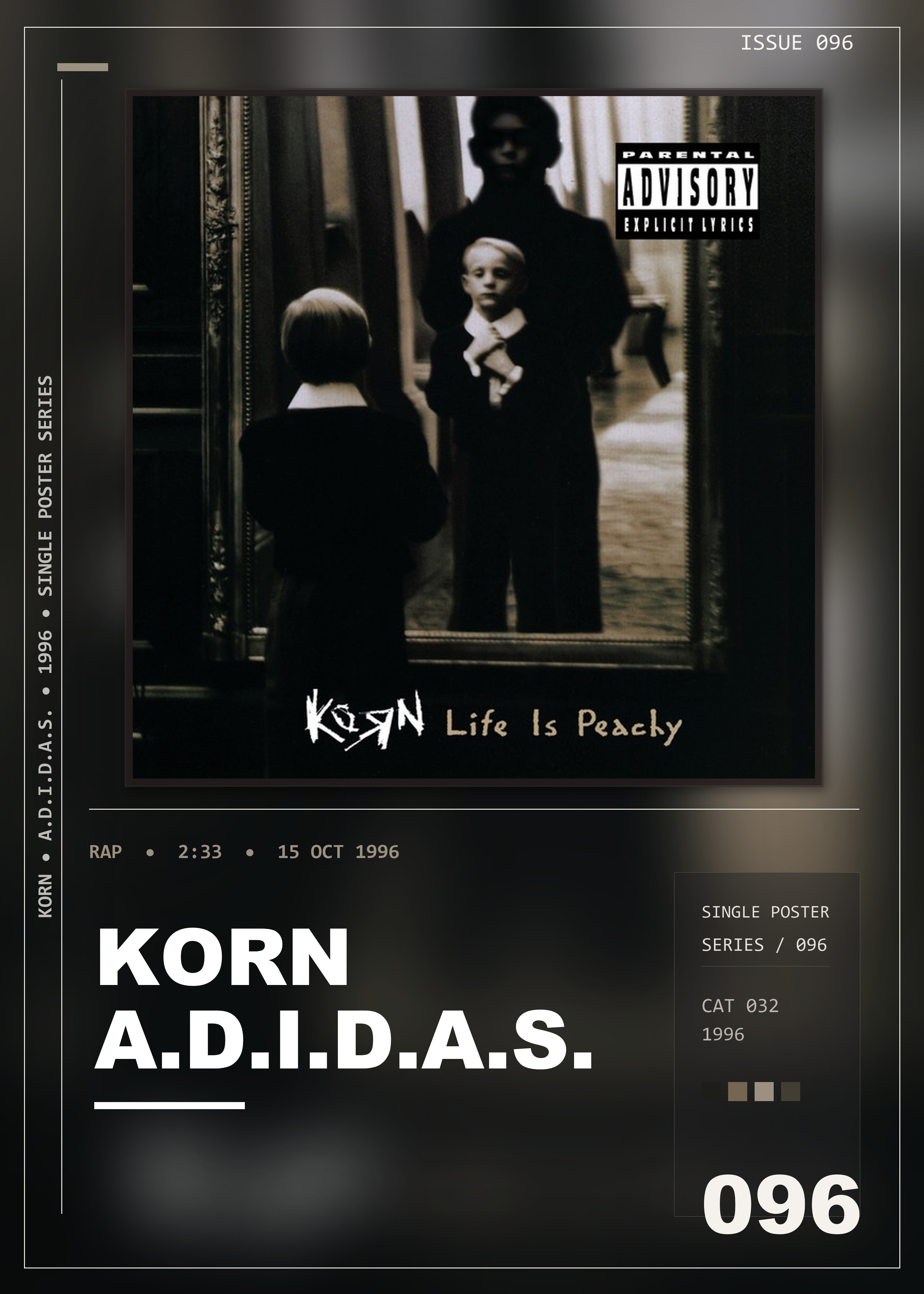 Music poster: Korn - ADIDAS