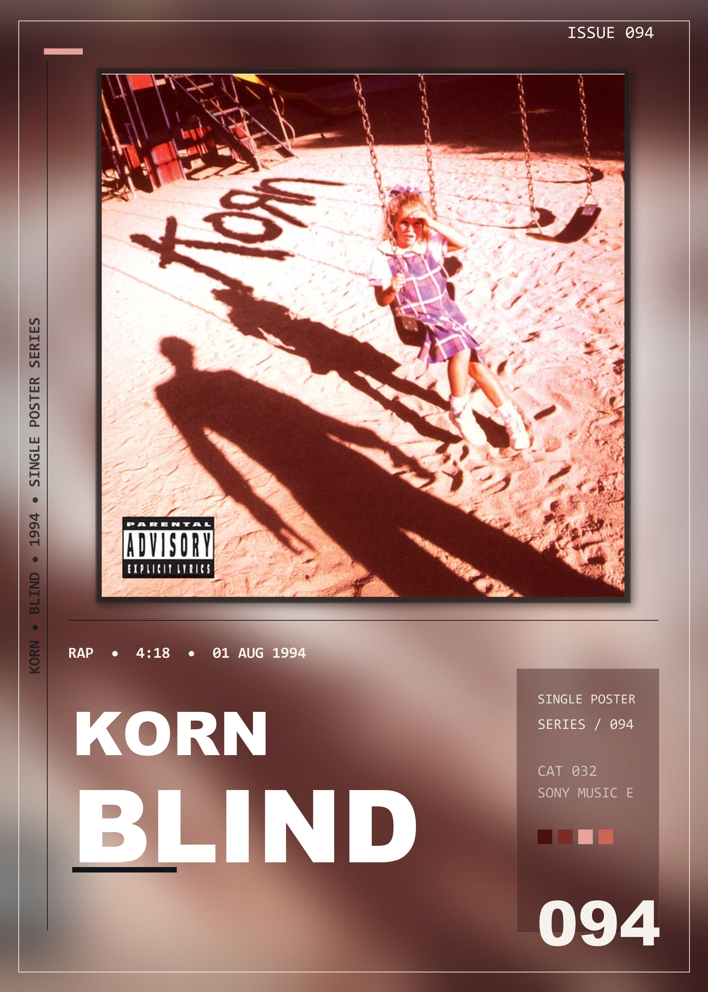 Music poster: Korn - Blind