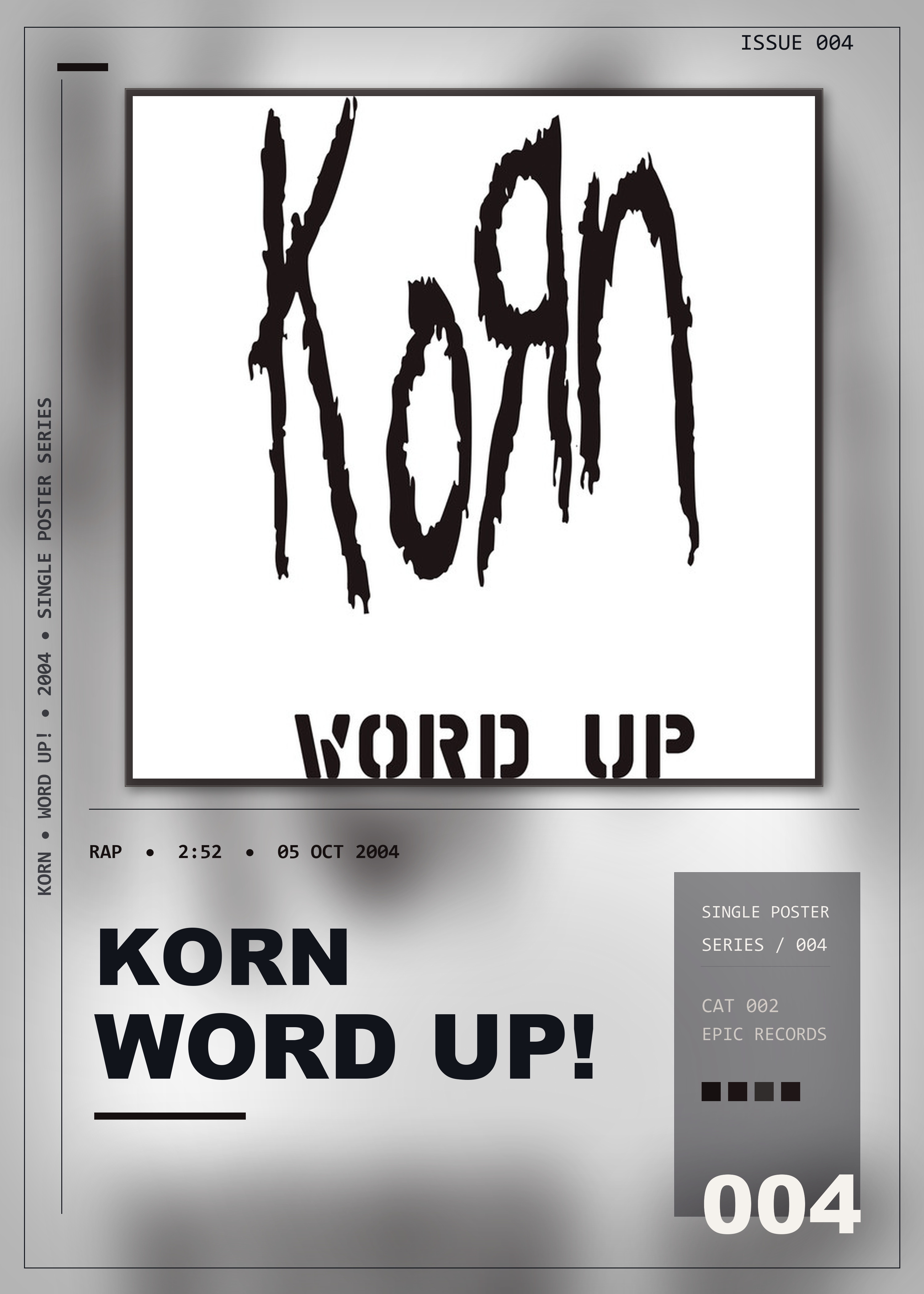Music poster: Korn - Word Up