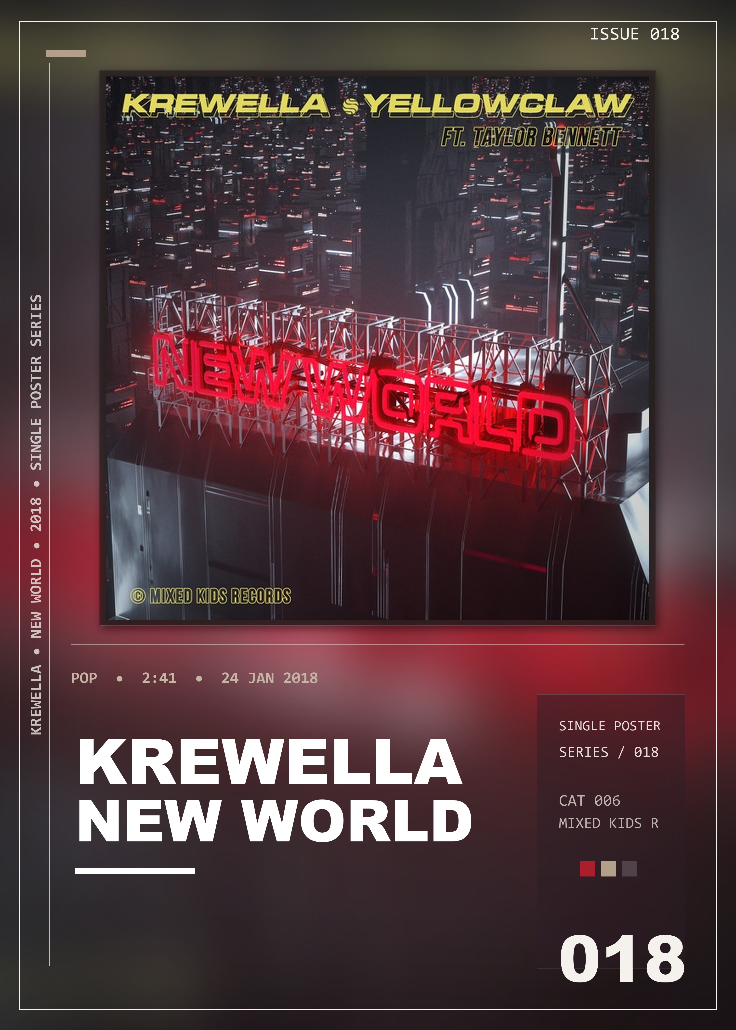 Music poster: Krewella - New World