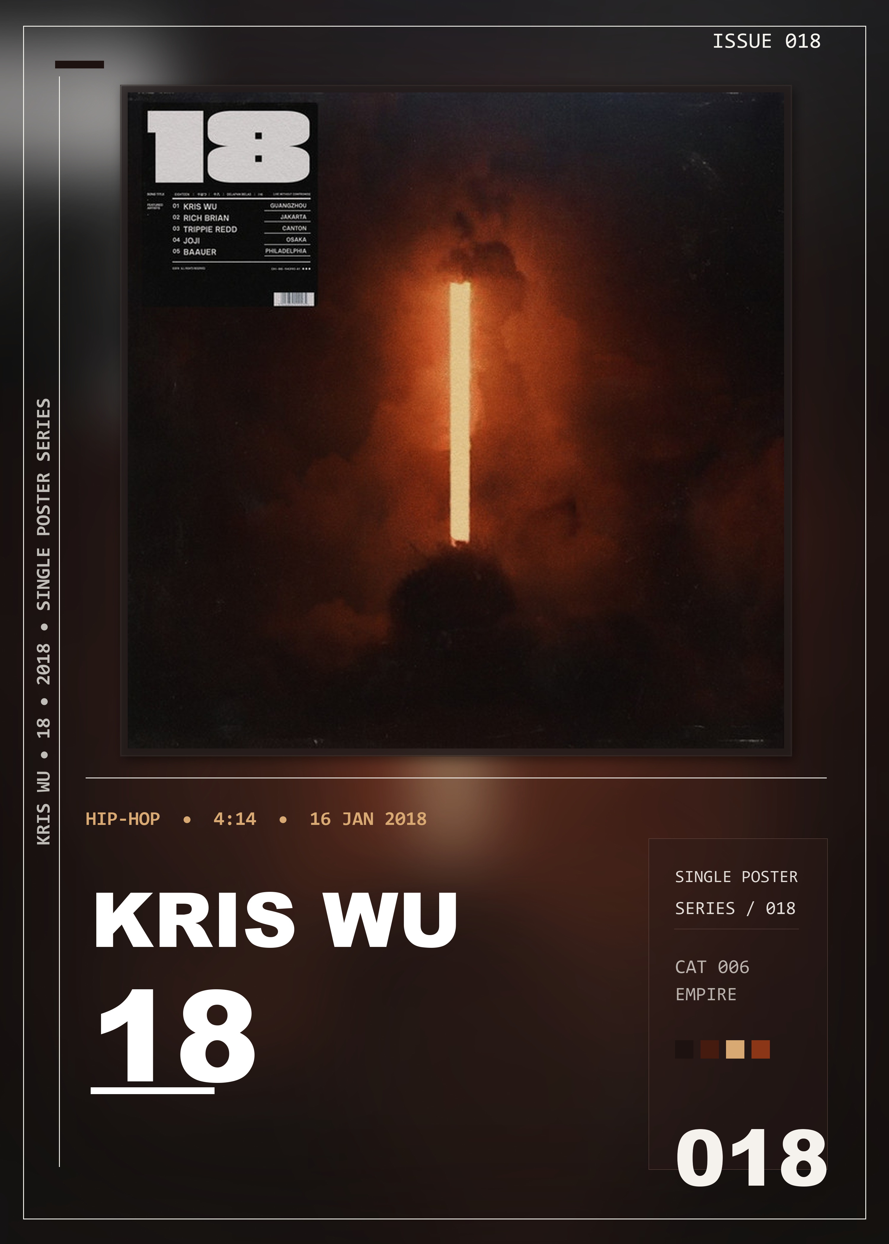 Music poster: Kris Wu - 18