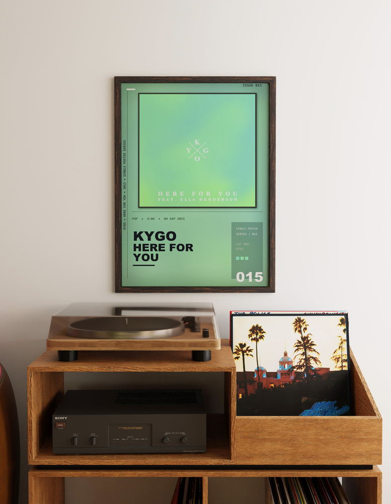 Music poster: Kygo - Here for You