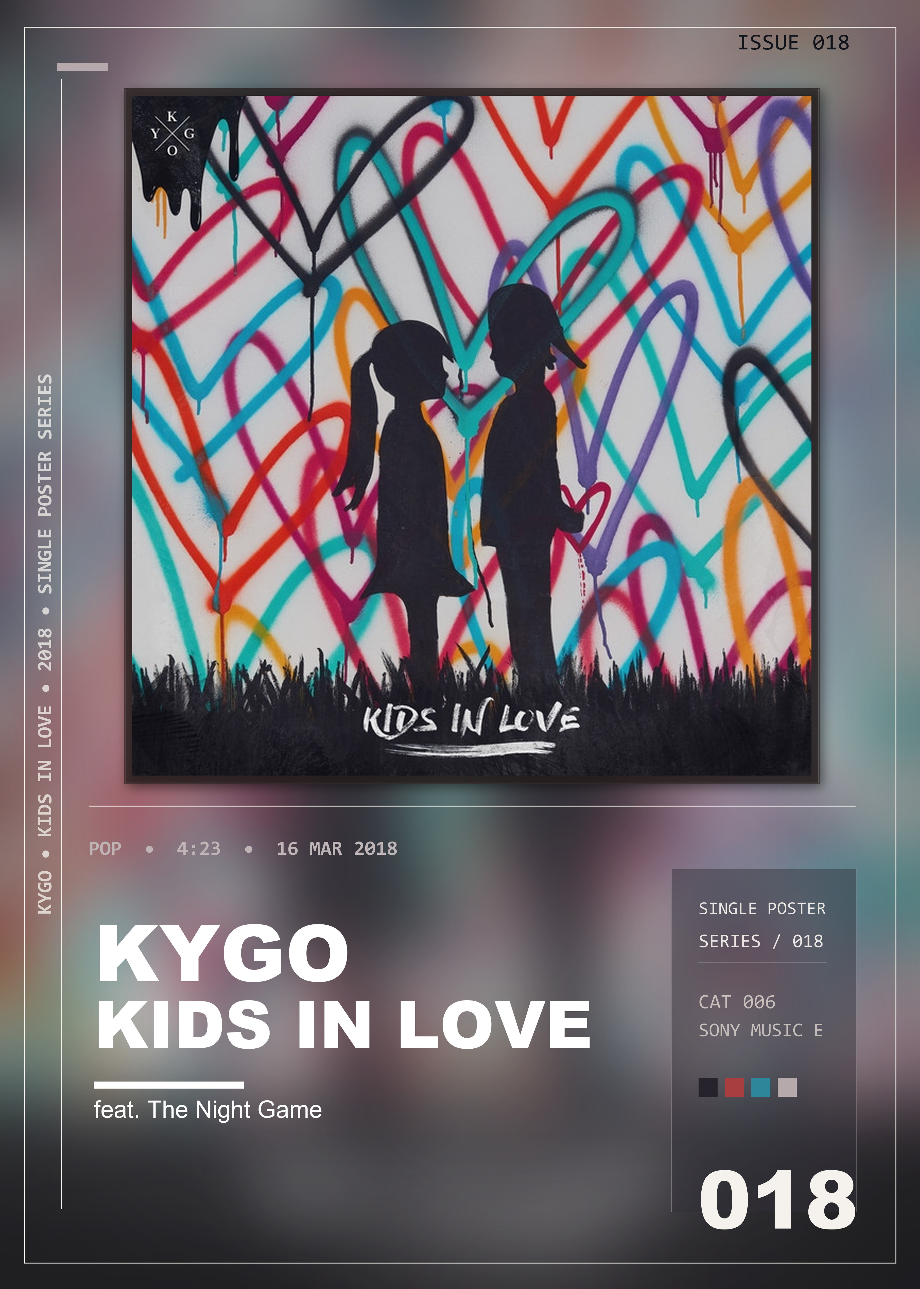 Music poster: Kygo - Kids in Love feat The Night Game