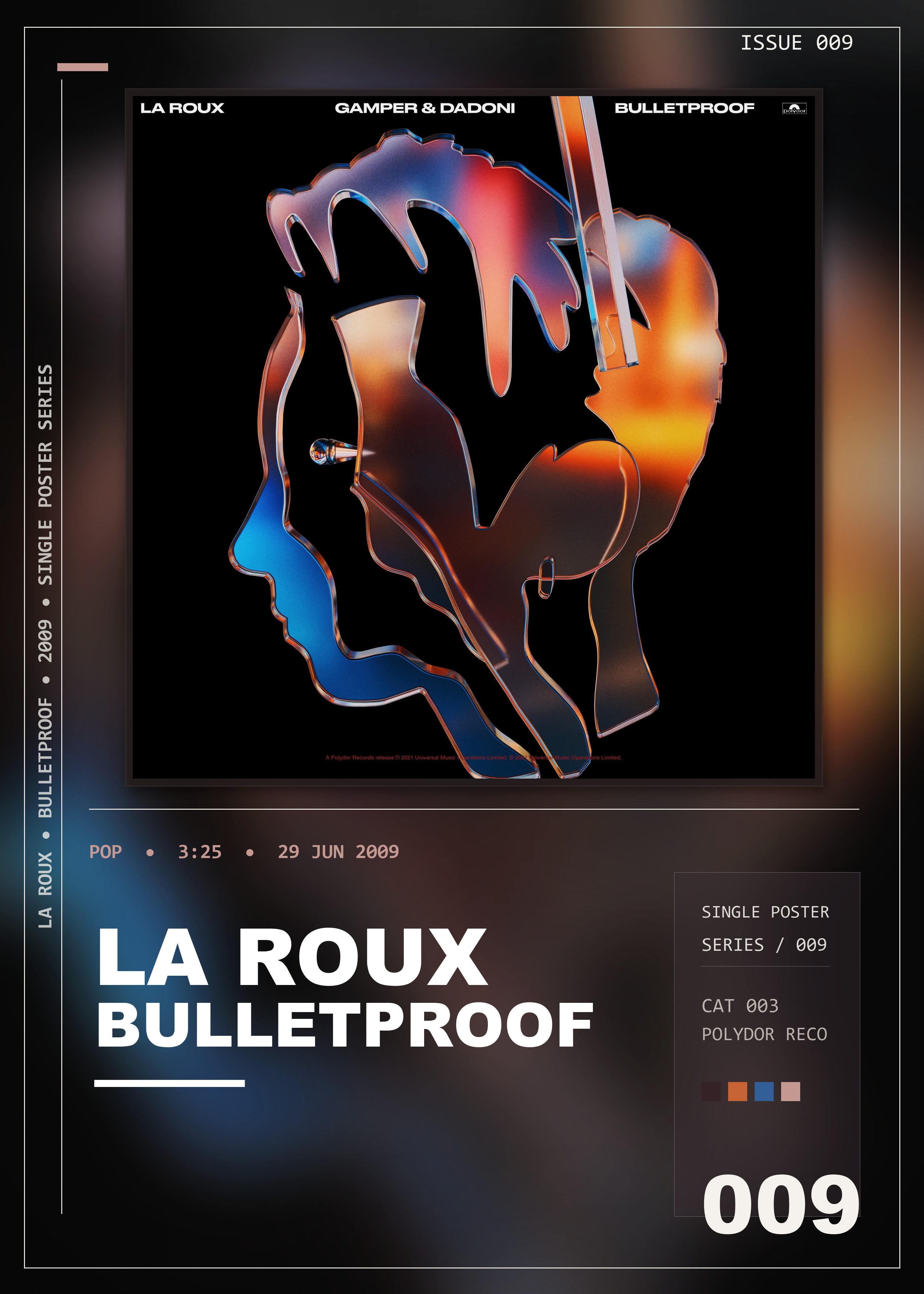 Music poster: La Roux - Bulletproof