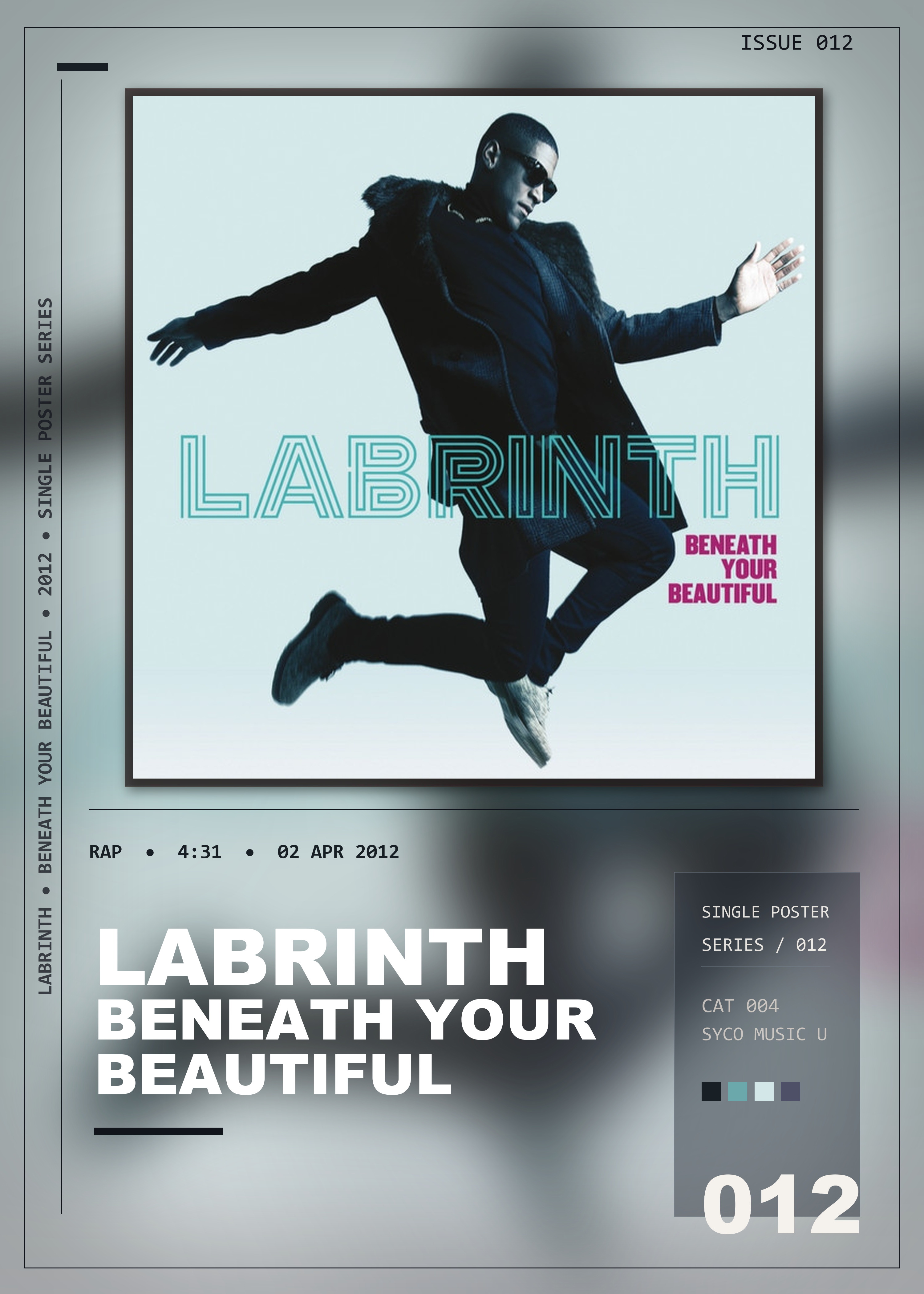 Music poster: Labrinth - Beneath Your Beautiful