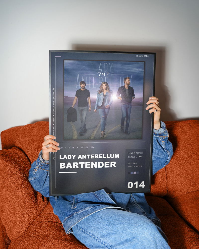Music poster: Lady Antebellum - Bartender