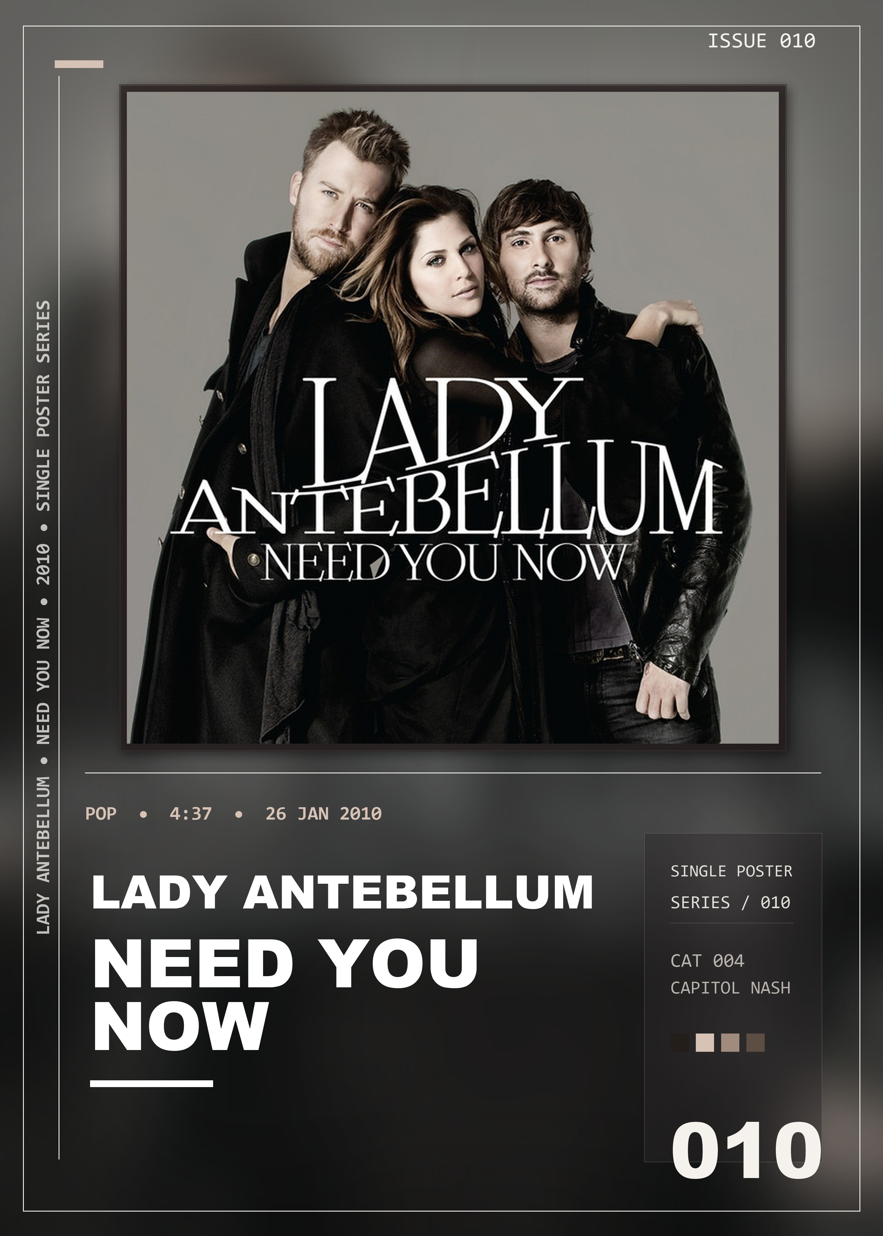 Music poster: Lady Antebellum - Need You Now