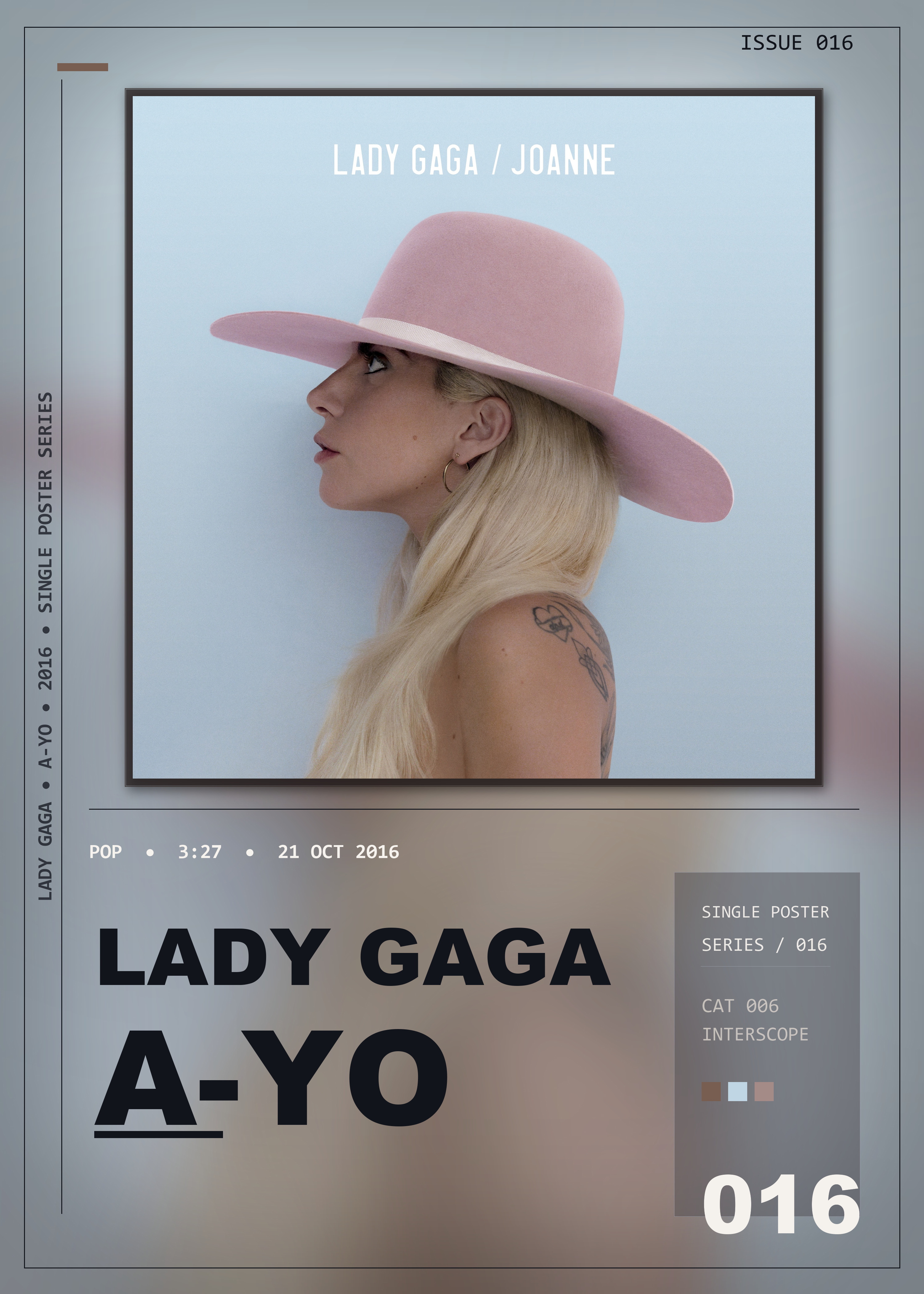 Music poster: Lady Gaga - A-YO